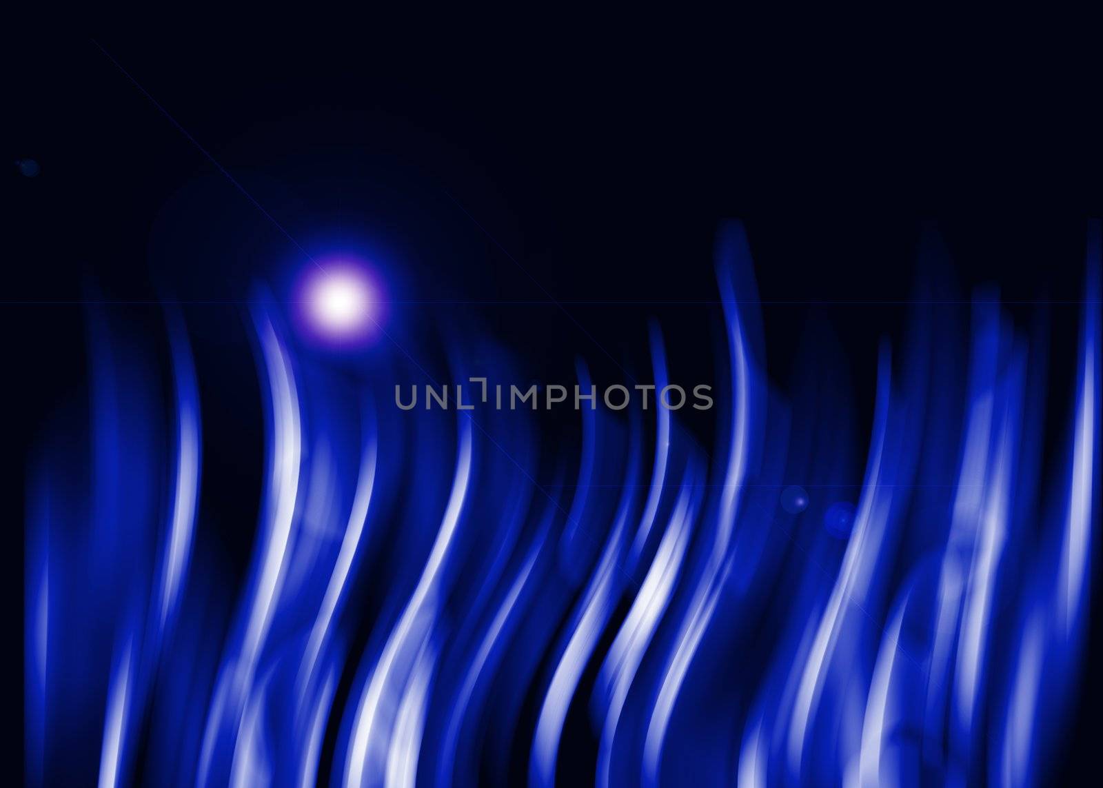 Colorful aura light abstract on black background