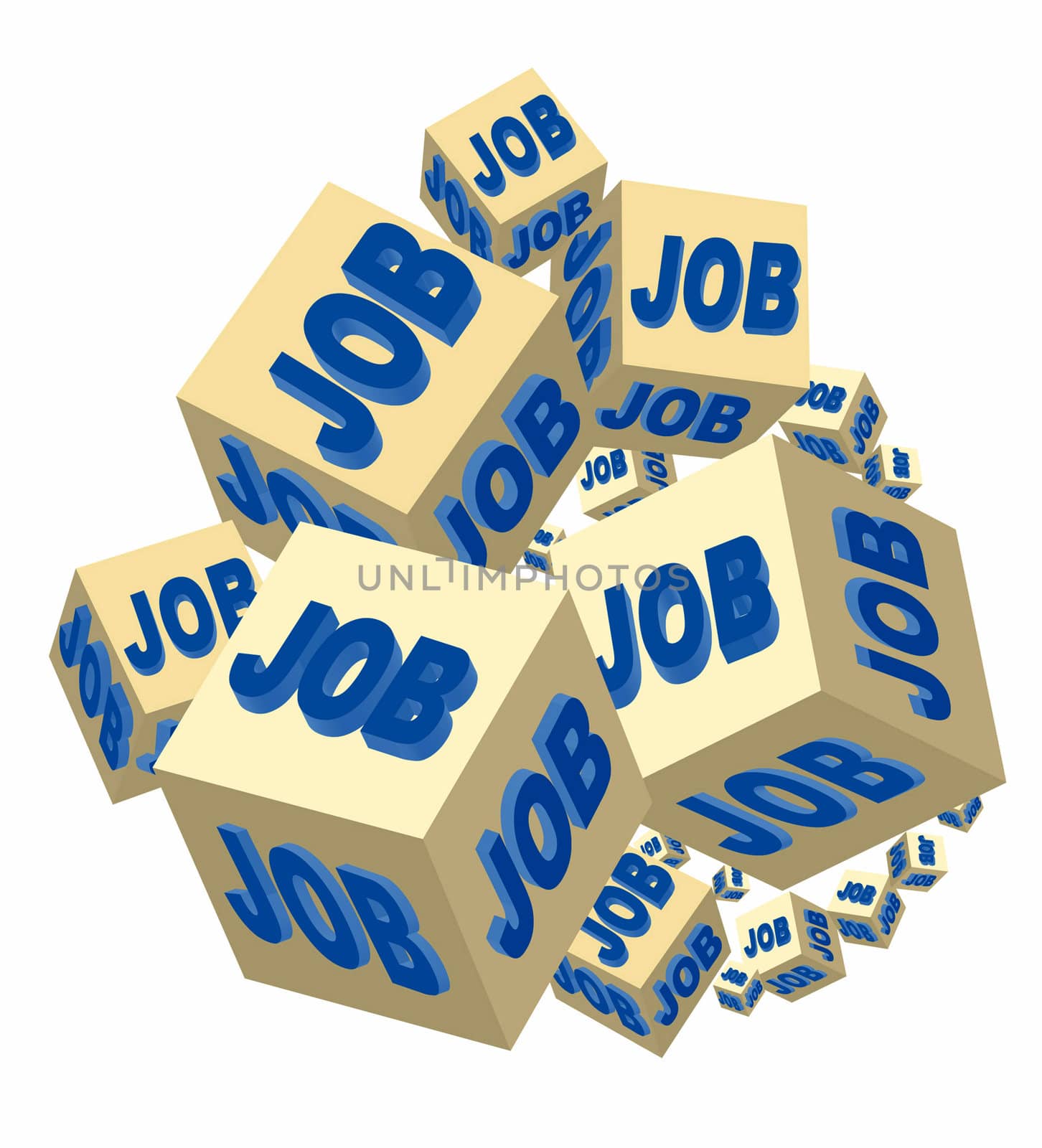 job on several cubes for a corporate job