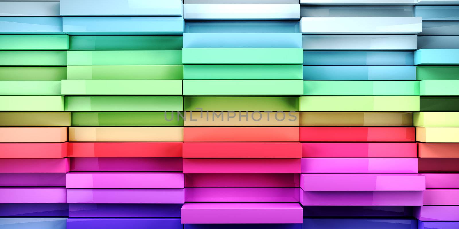 Coloful abstract tiles cubes background