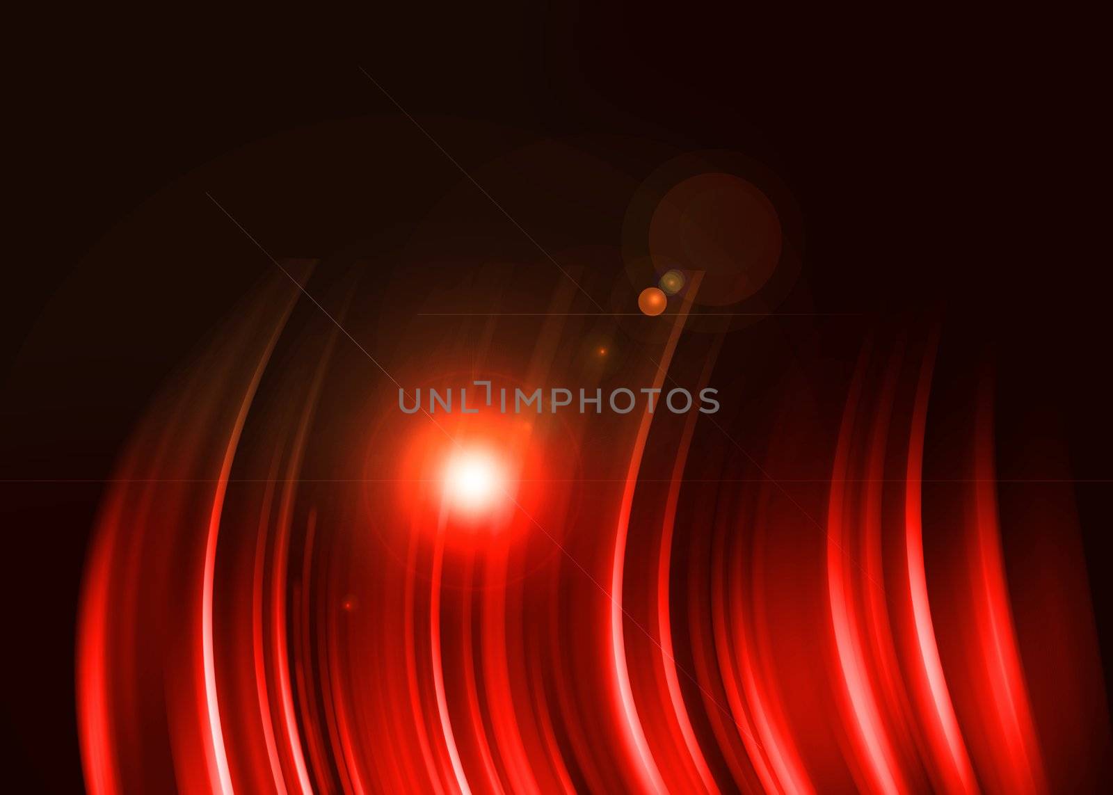 Colorful aura light abstract on black background