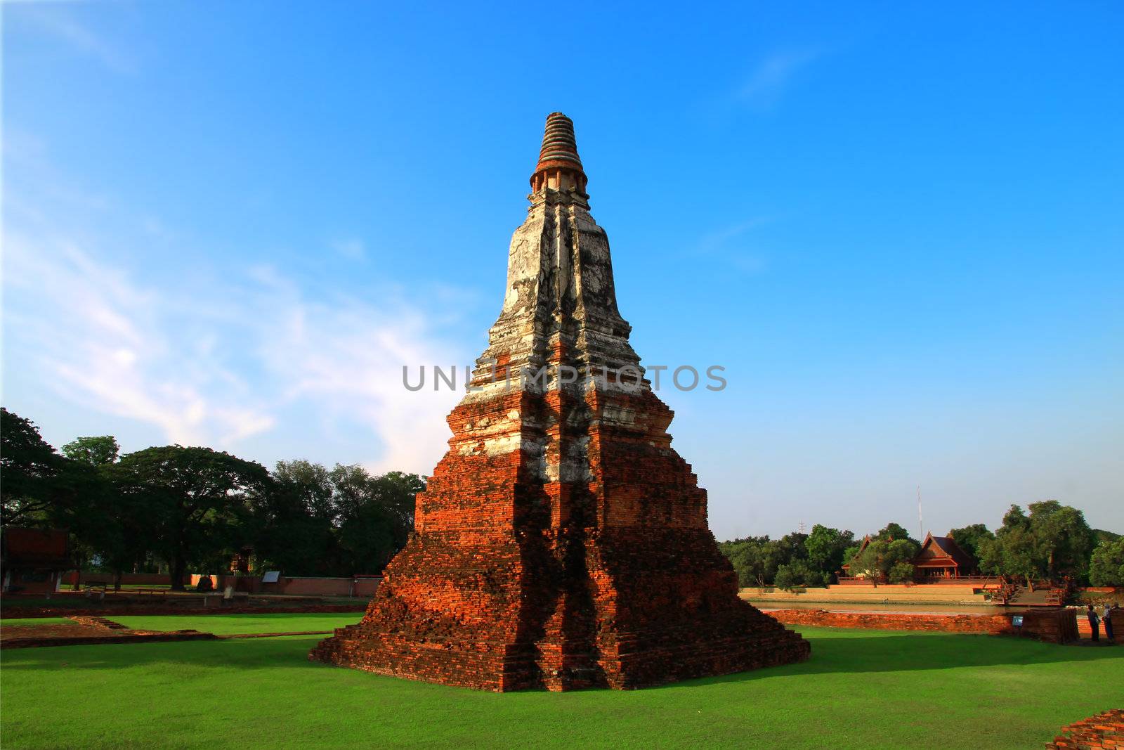 Buddhist pagoda.