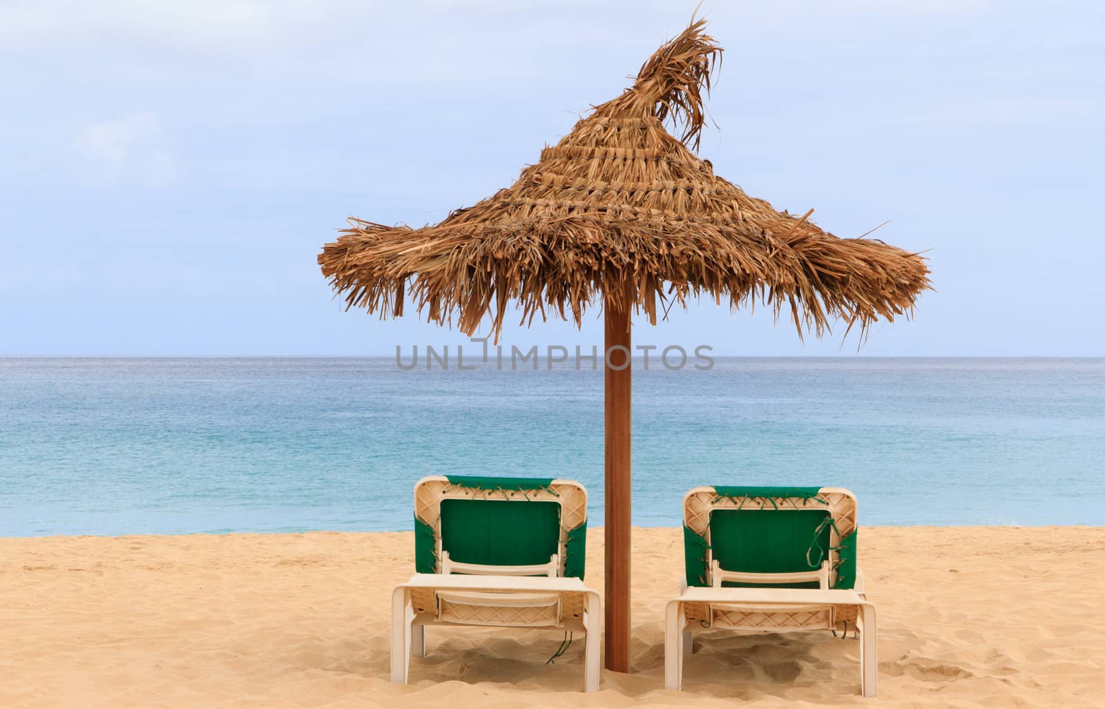 palapa sun roof beach umbrella in cape verde sal