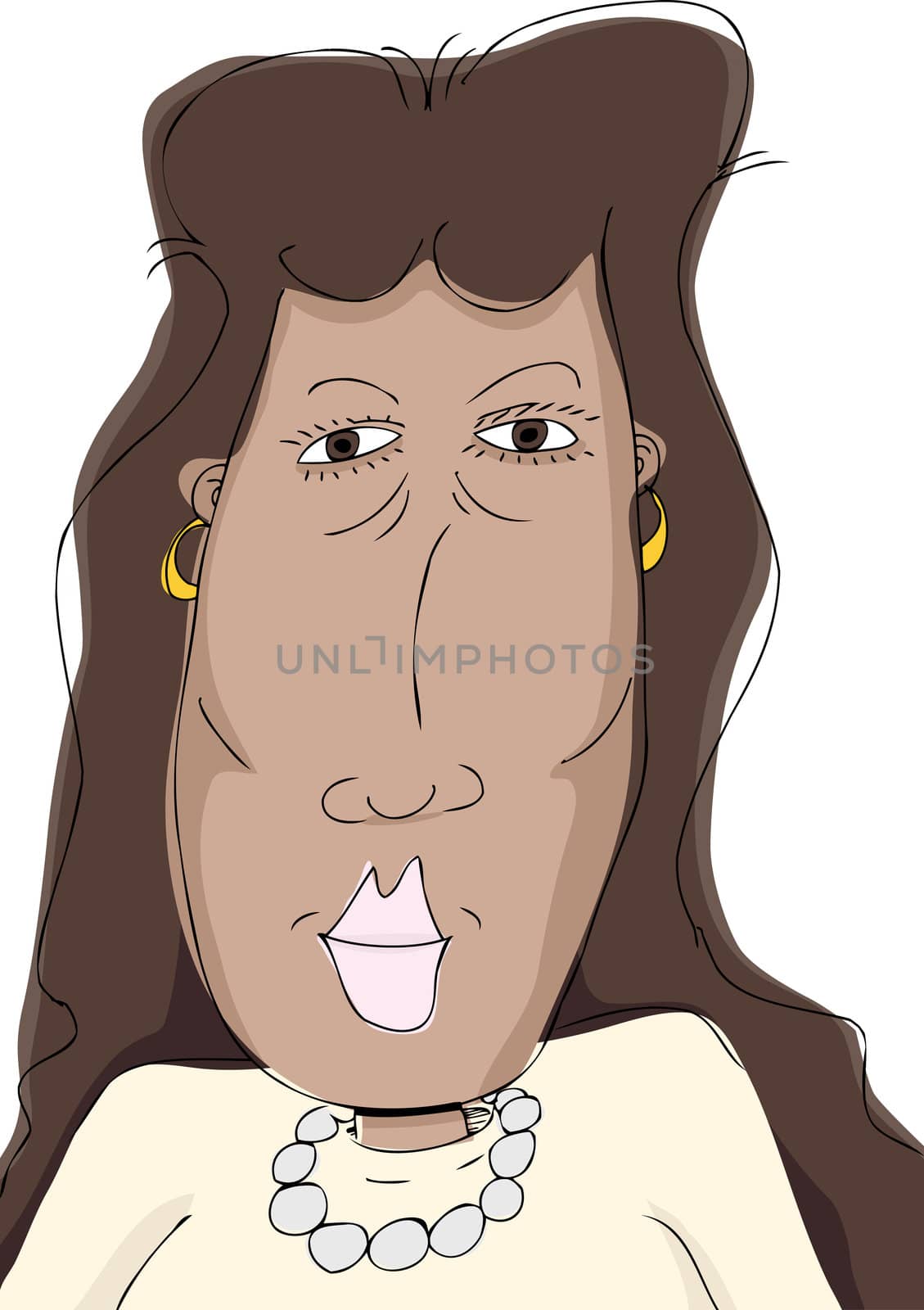 Middle Aged Hispanic Lady by TheBlackRhino