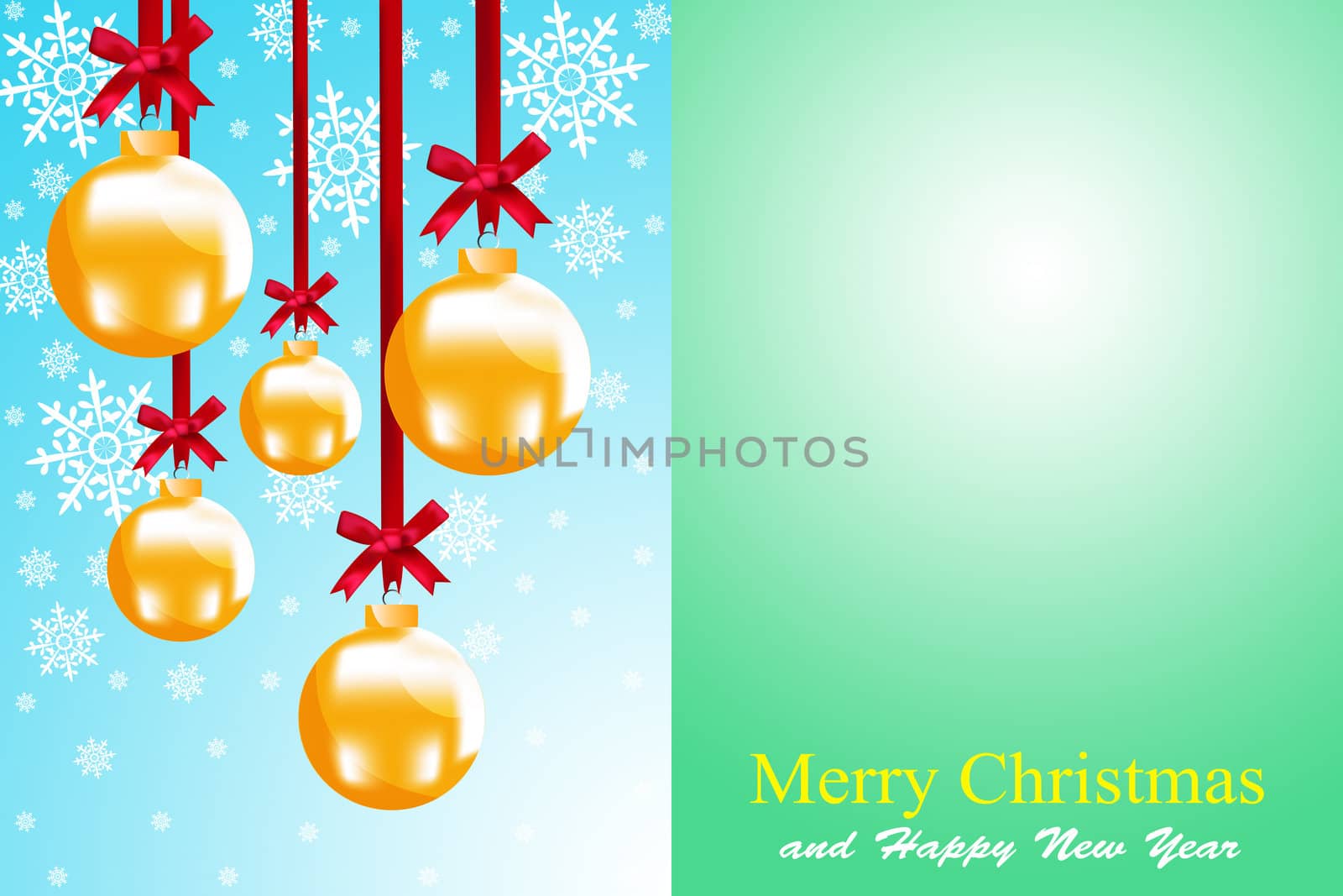 Christmas balls. To make greeting cards.