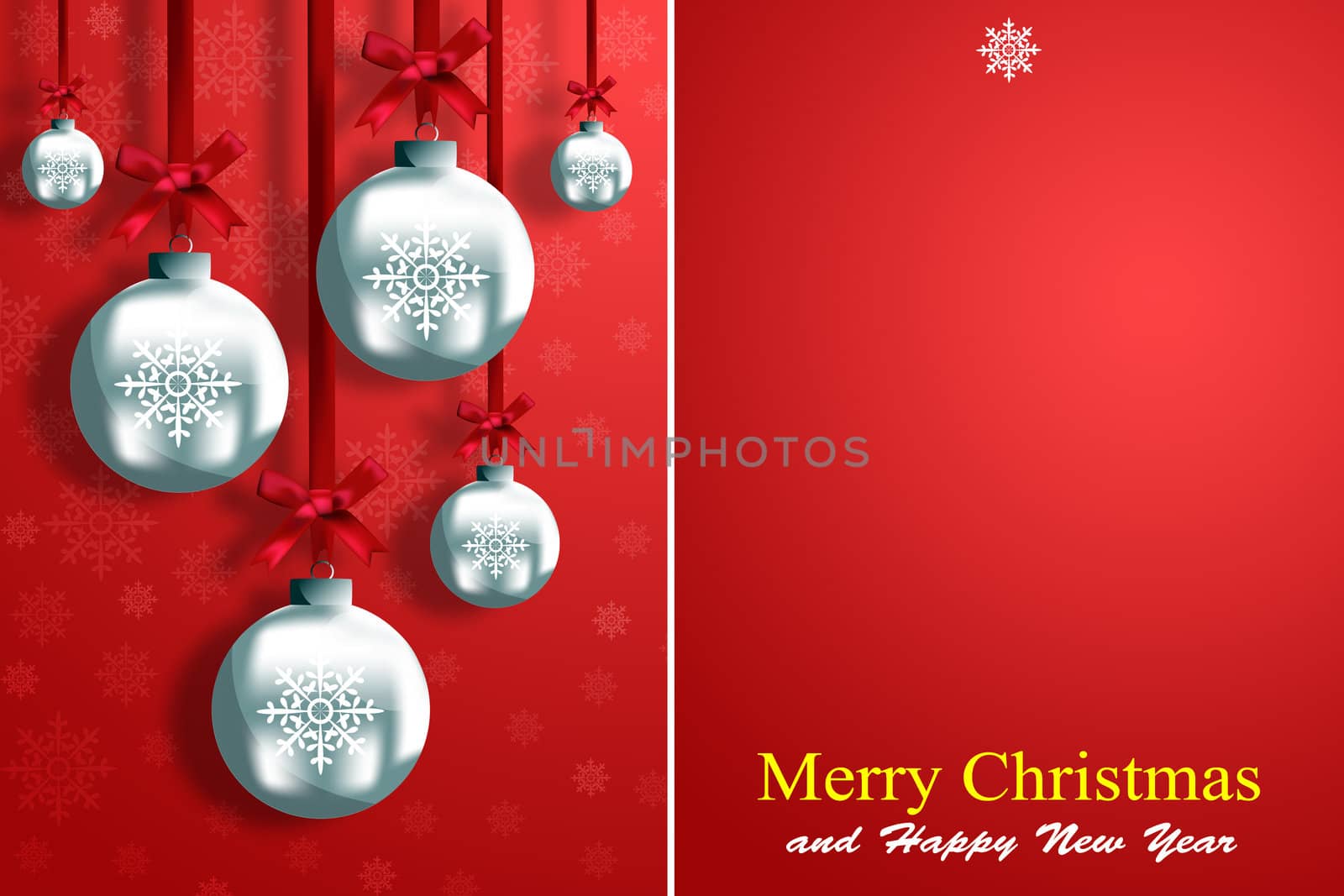 Christmas balls. To make greeting cards.