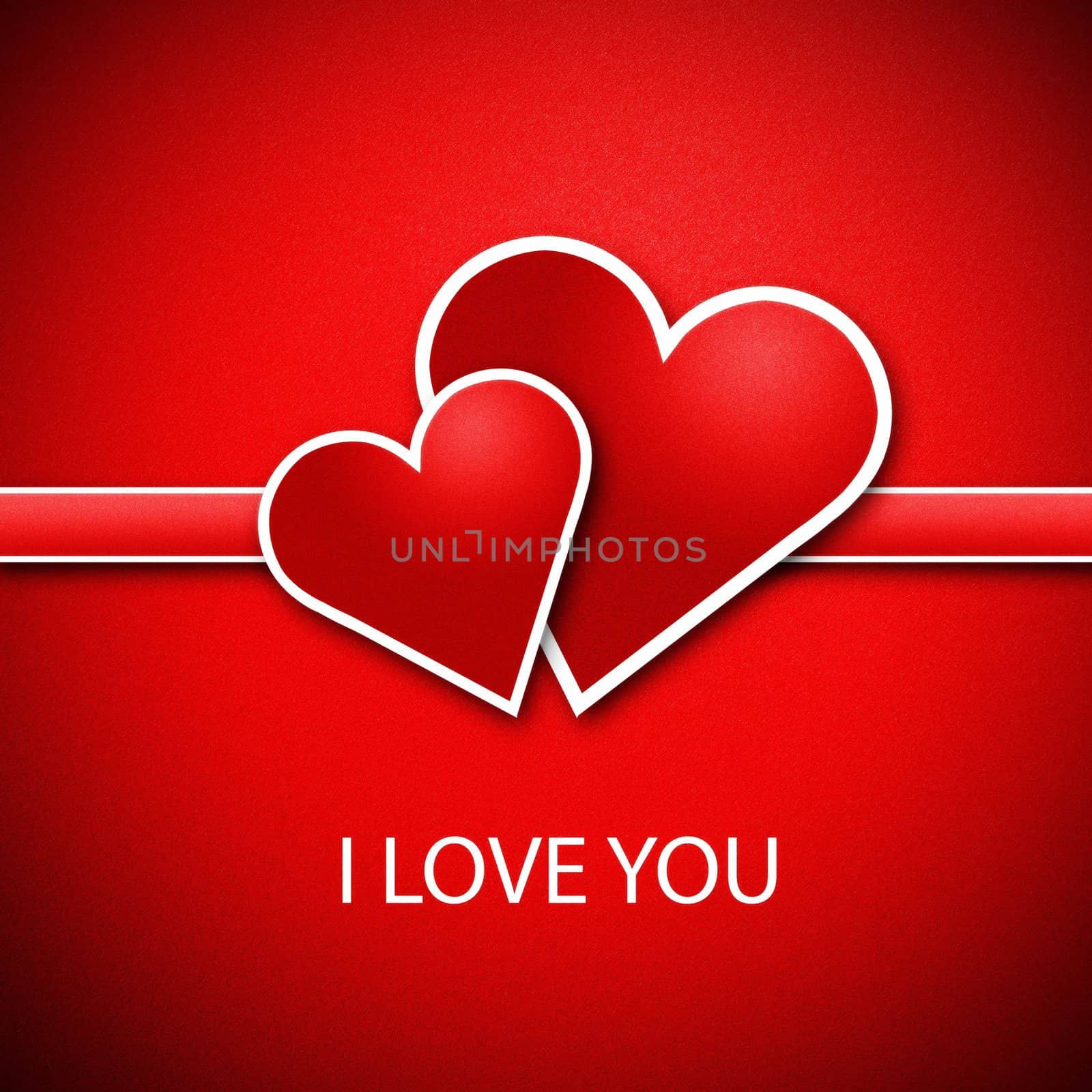 Two red hearts. Will tell you that I love you.