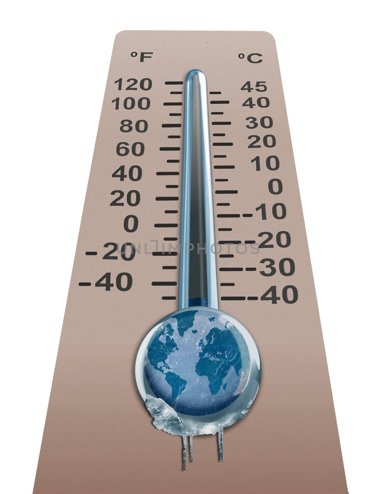 Cold Temperature of the  Earth