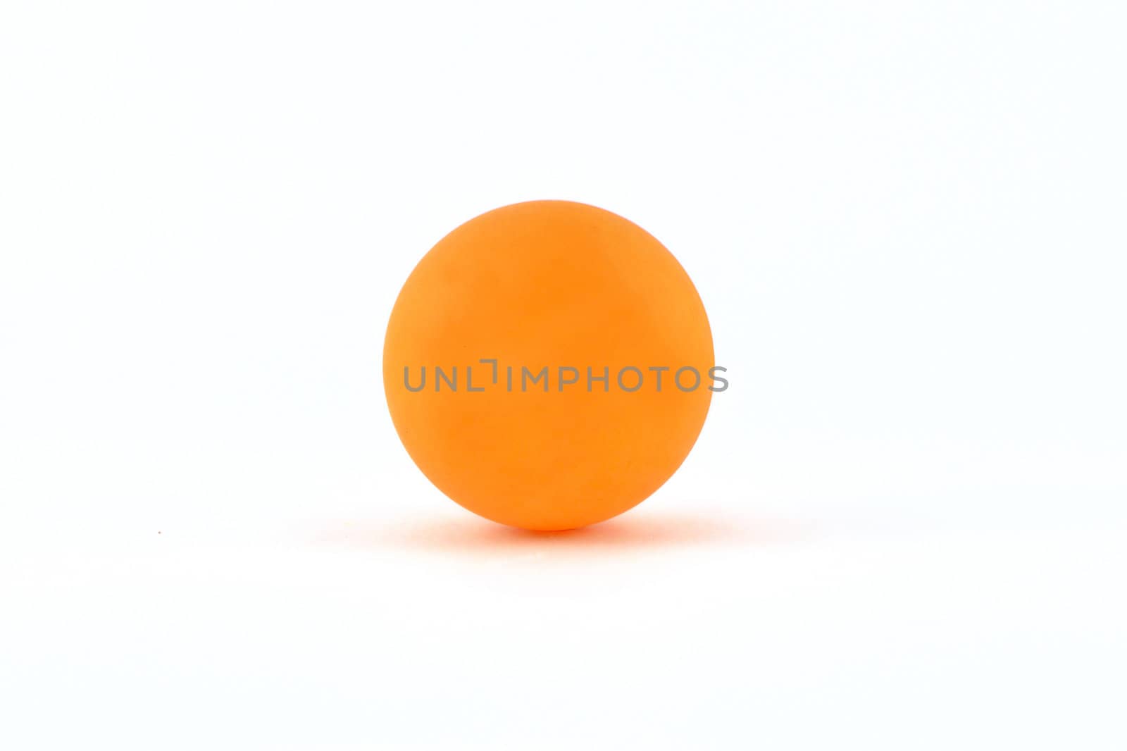 ping pong ball on white background