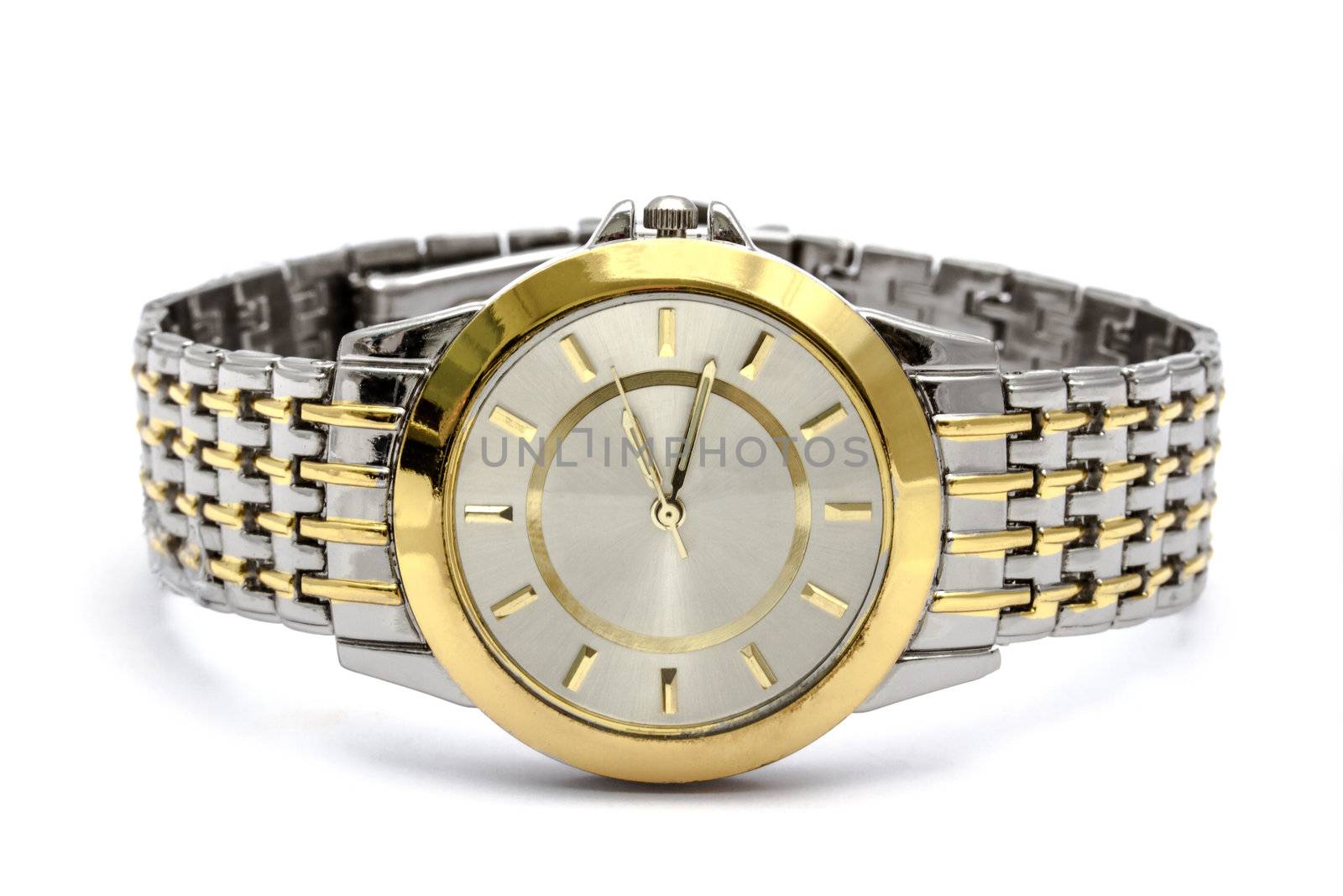 Wristwatch - Isolated on white background 
