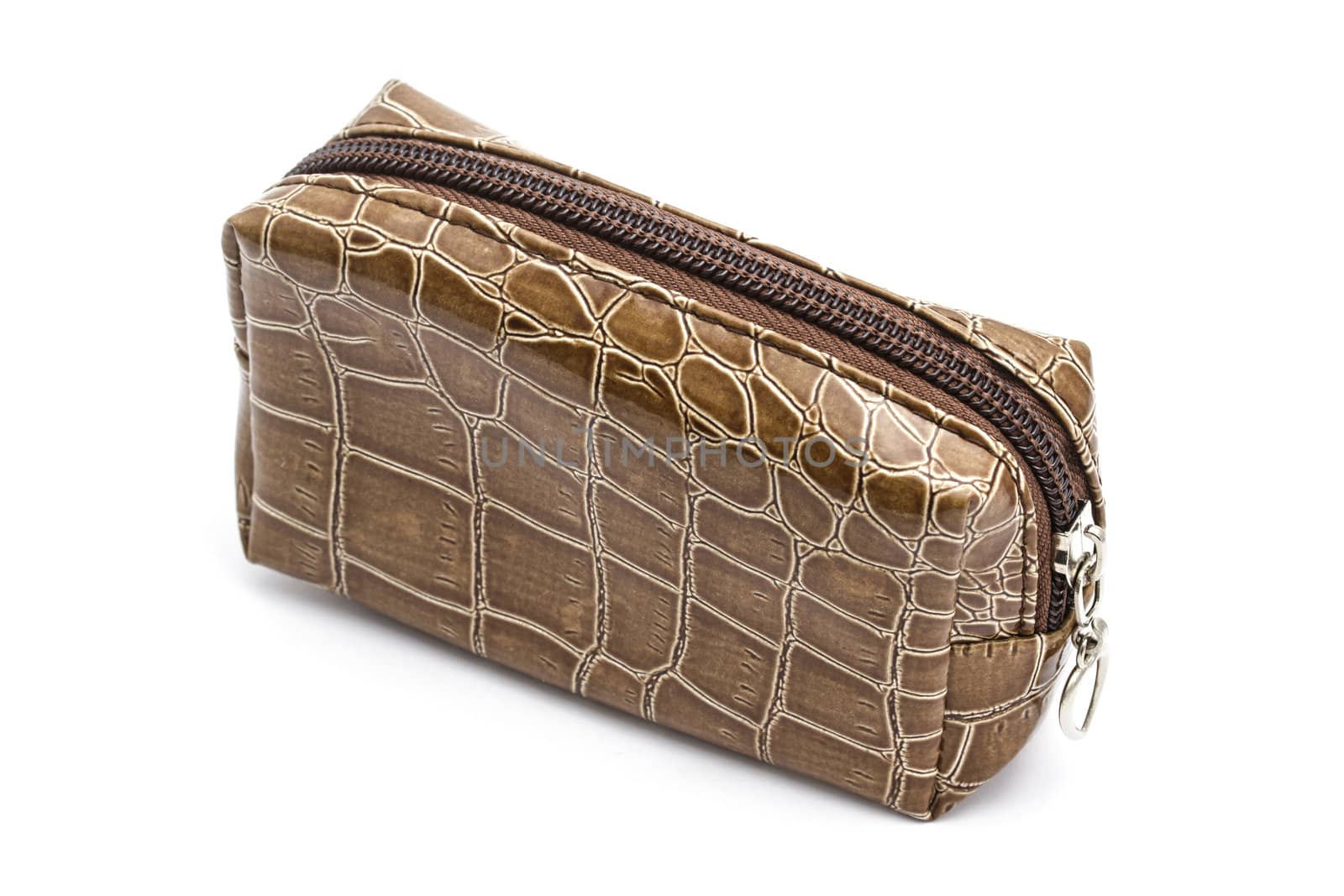 Beautiful purse isolated on white background 