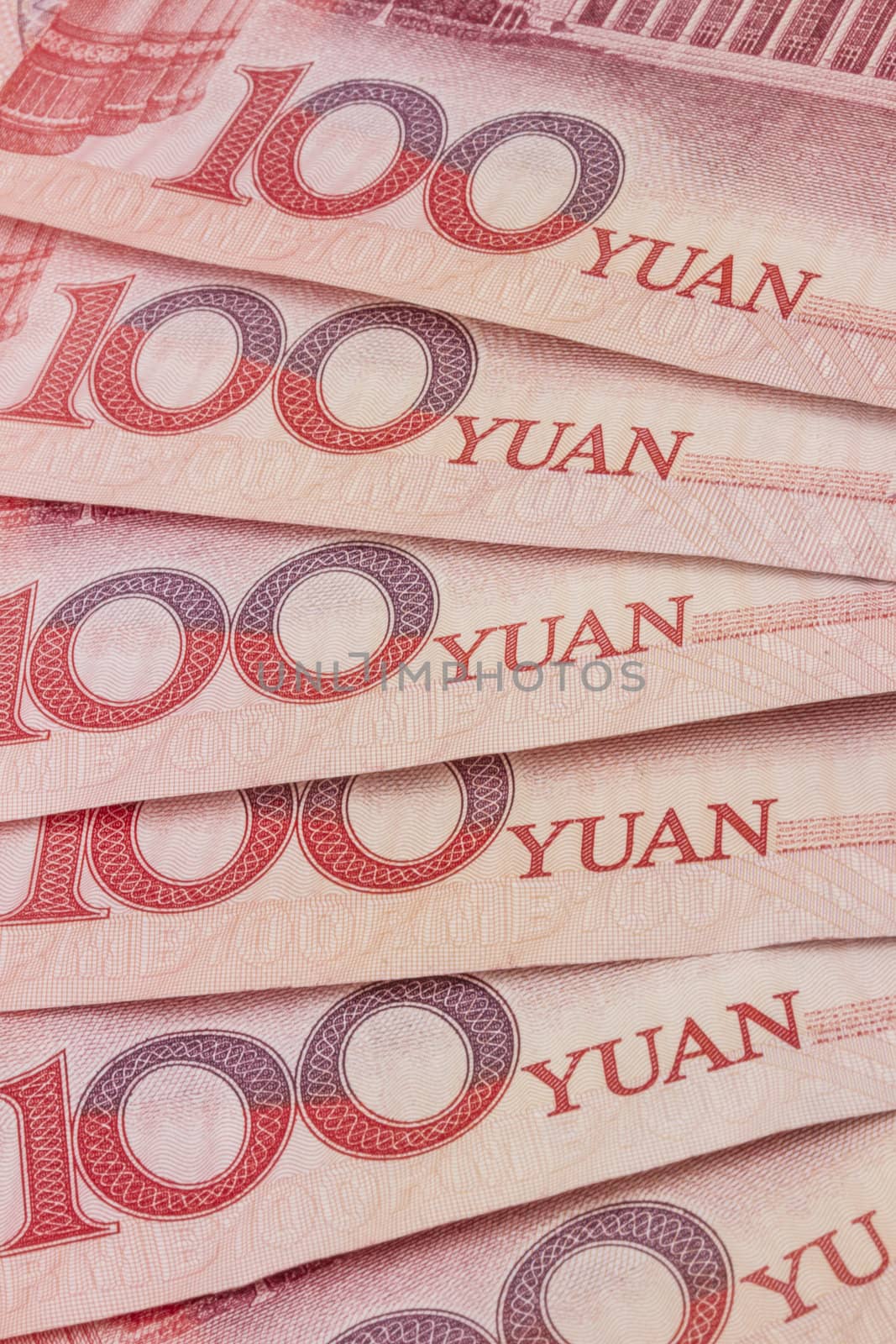 Chinese currency - hundren yuan background 