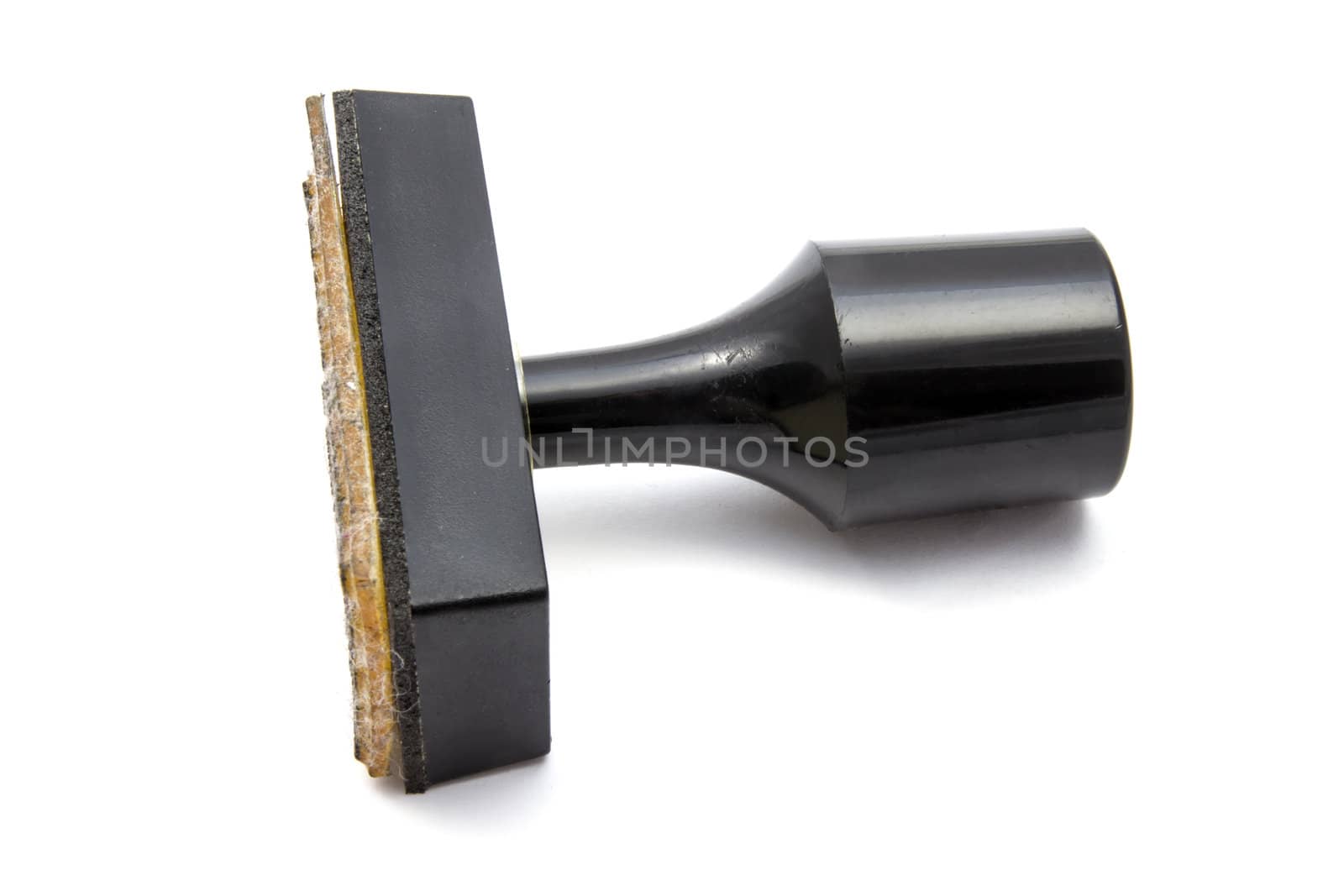 Black stamp isolated on white background 