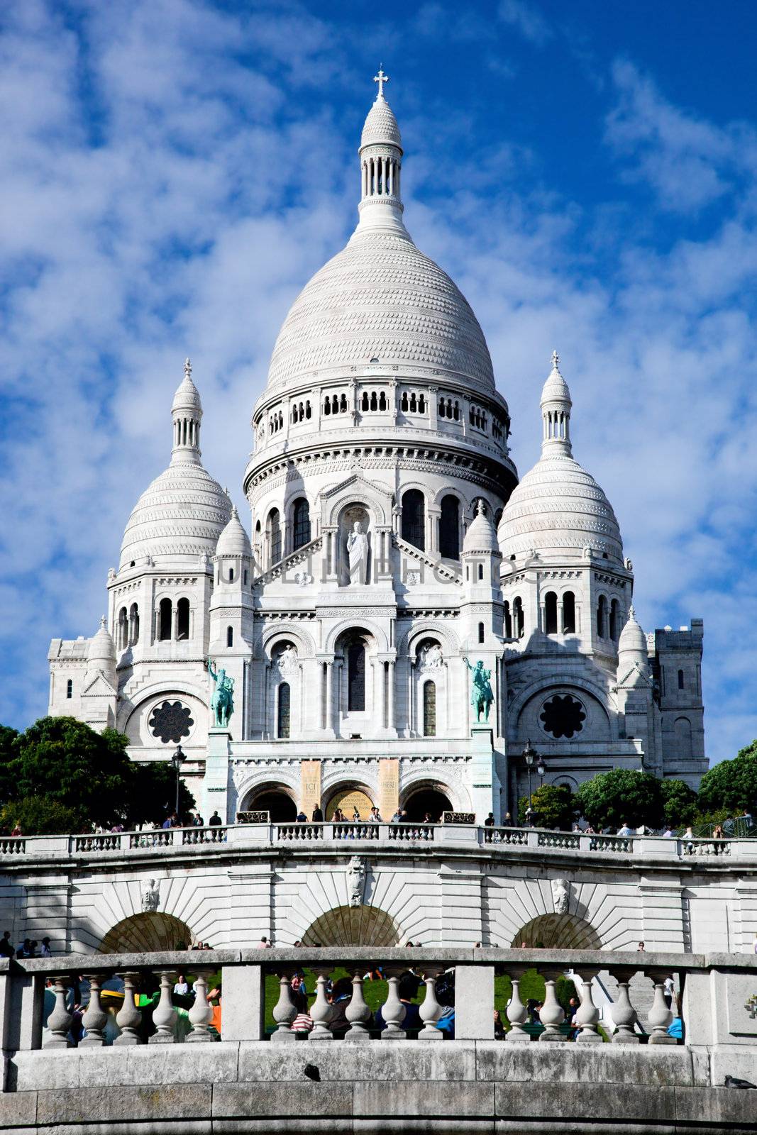 Sacre-Coeur Basilica. Paris, France. by photocreo