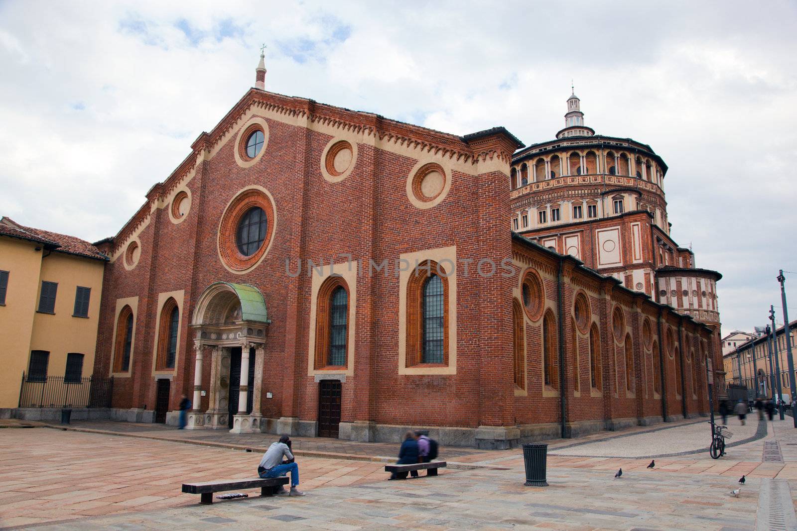 Santa Maria delle Grazie church in Milan by photocreo