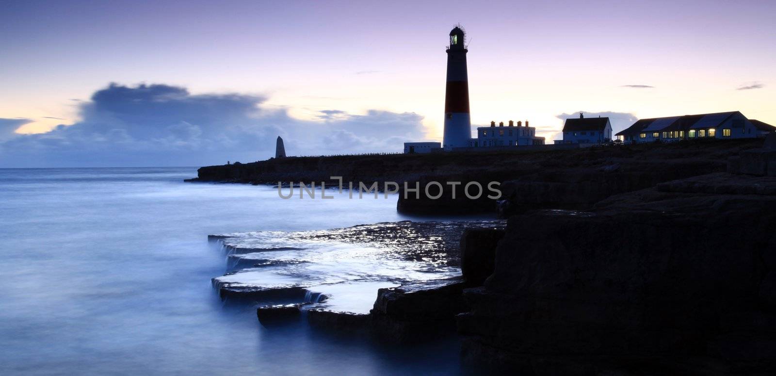 Portland Bill Light House on the Dorset Coast