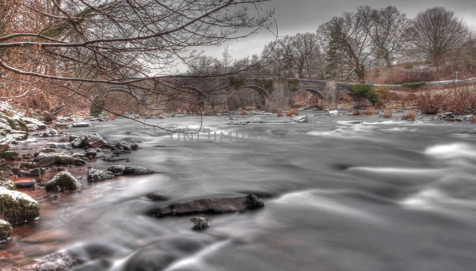 Snowey bridge in the Breacon Beacons by olliemt