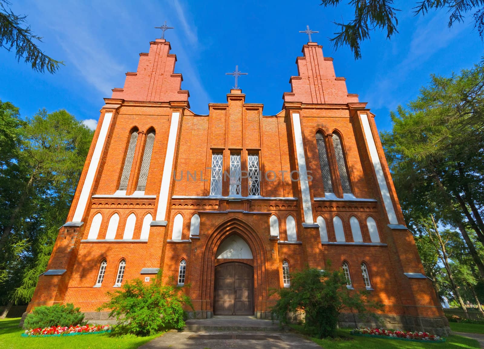 The old church in Lithuania