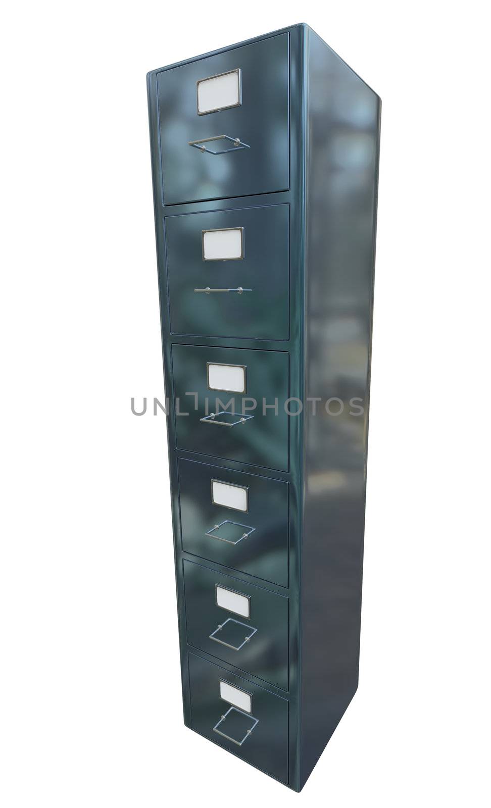 grey filing cabinet for documents with important information