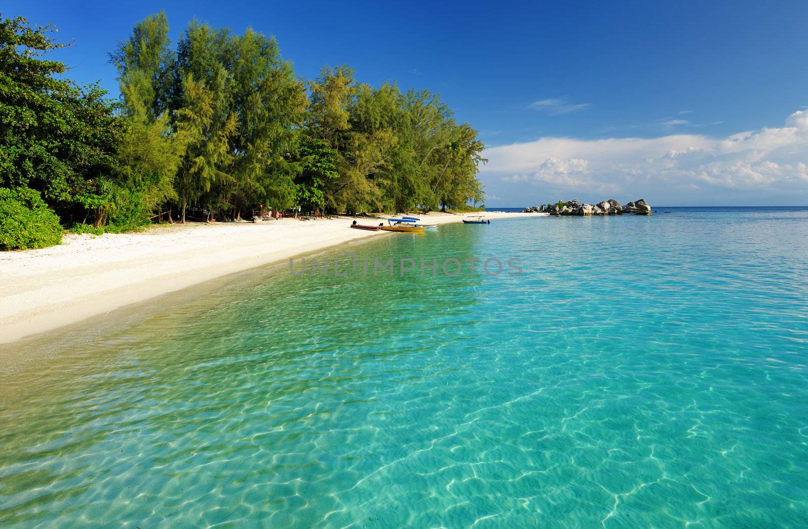 Beautiful beach at Perhentian islands, Malaysia