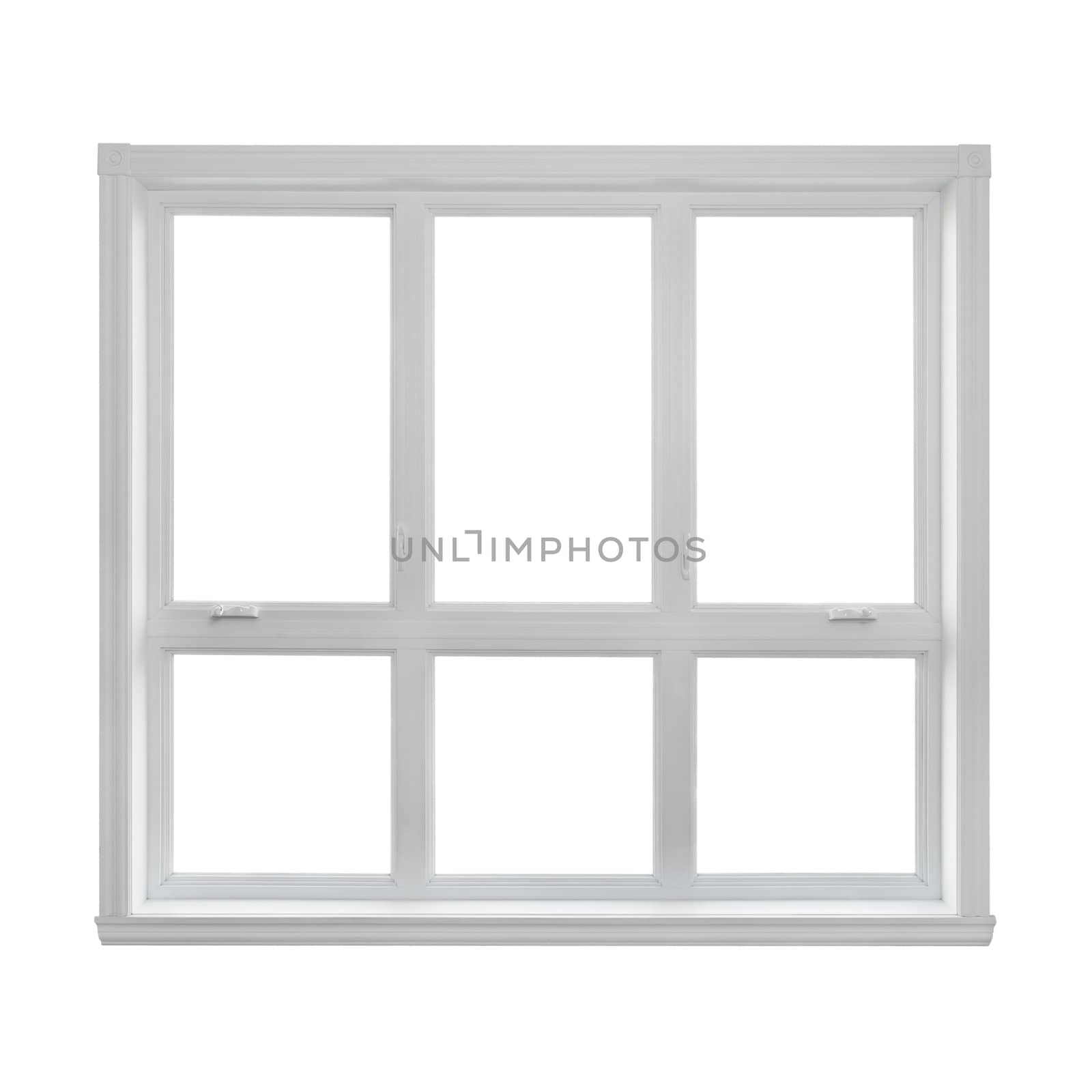 Modern window isolated on white background by anikasalsera