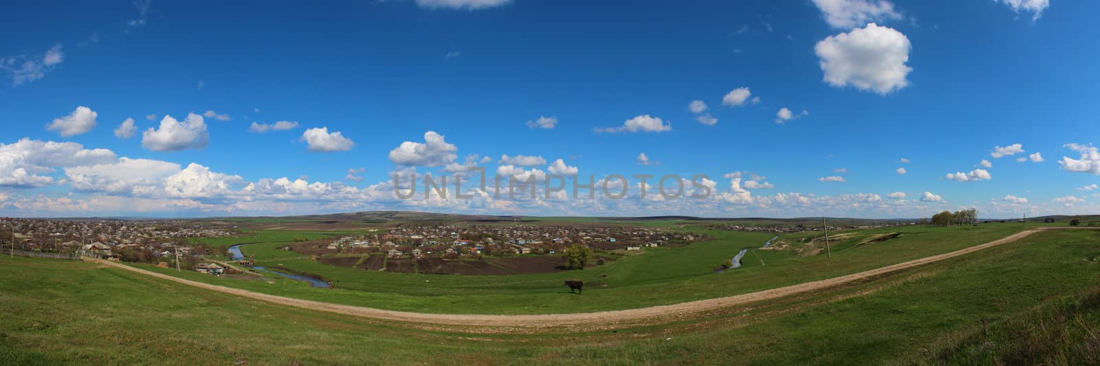 Village panorama by catalinr
