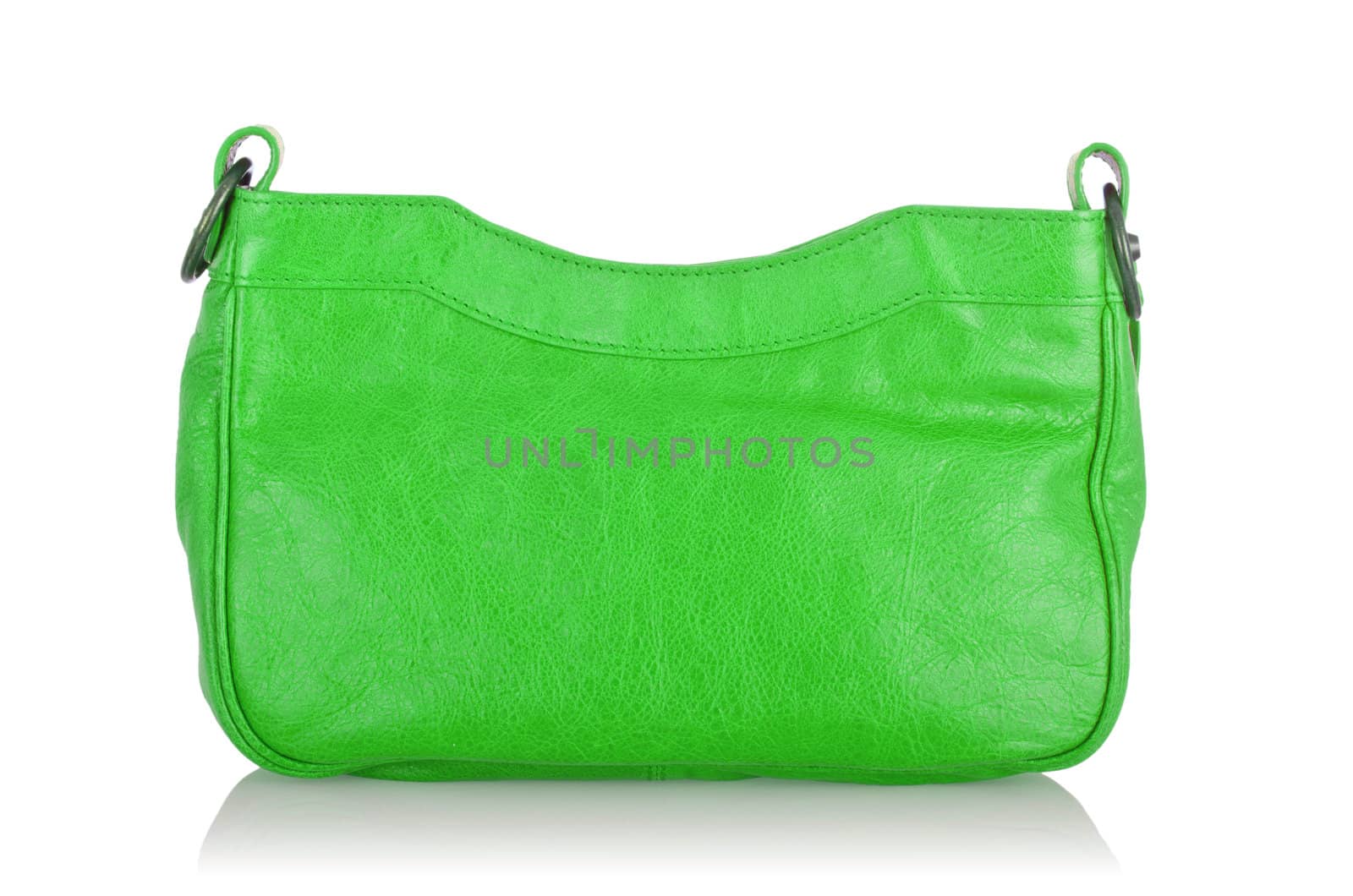 Elegant woman bag isolated on white