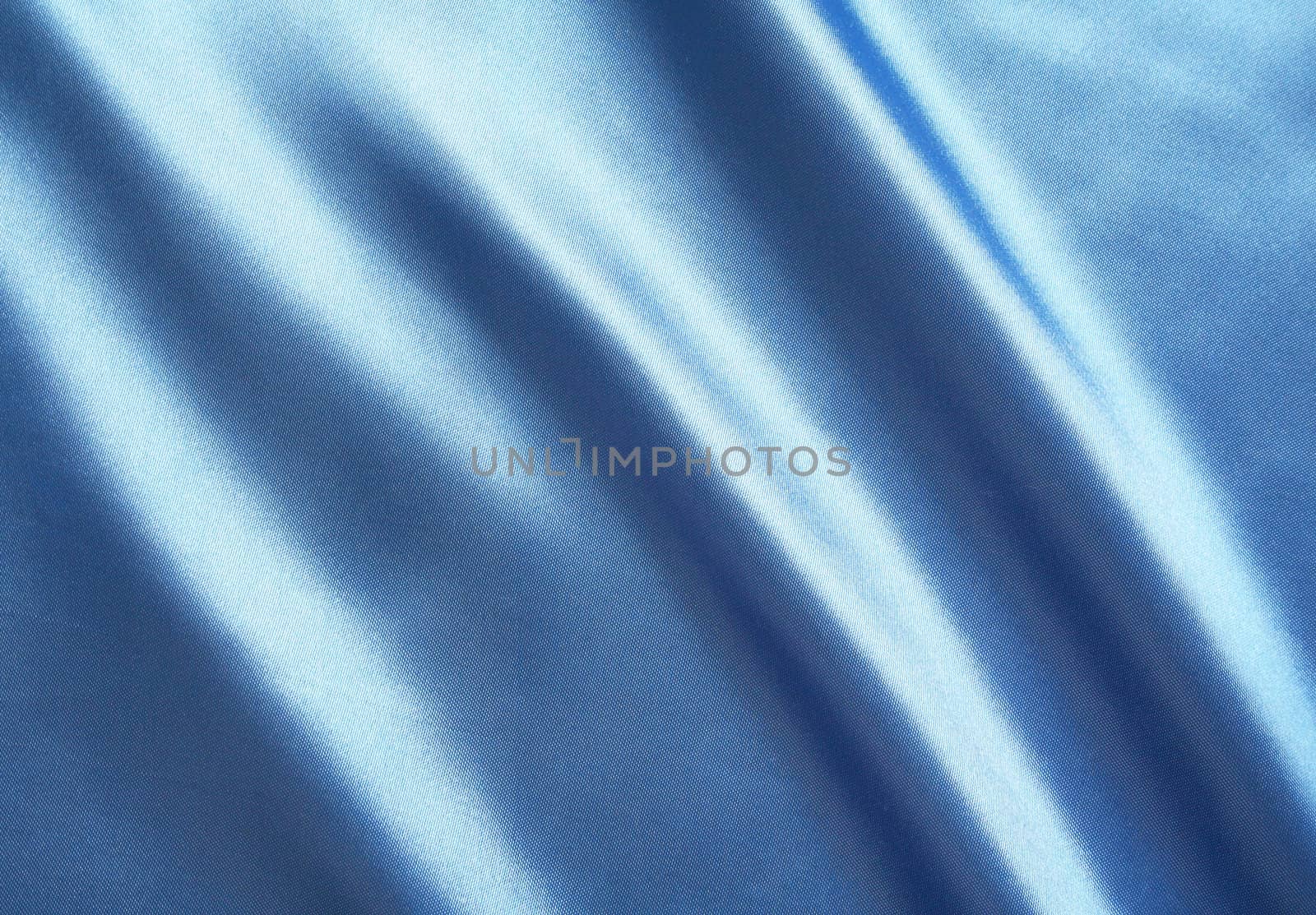 Smooth elegant blue silk can use as background