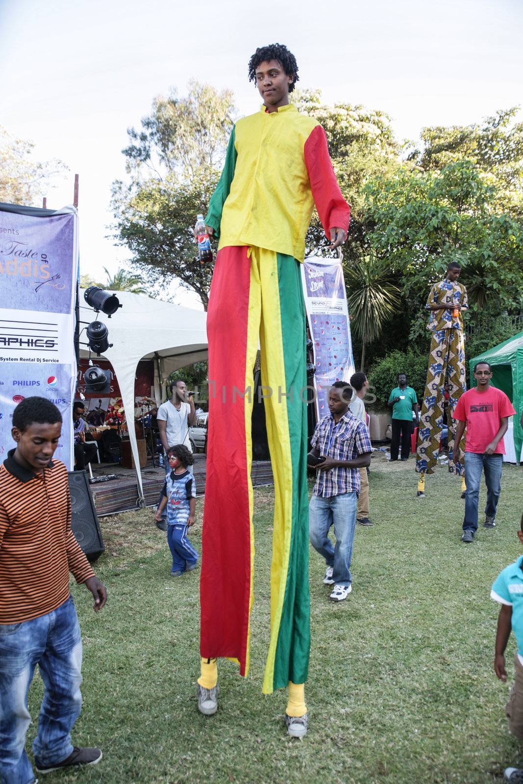 Addis Ababa â  November 18: Restaurants and caterers prepare local and international cuisines for the palates of Addis Ababa residents attending the 2012 Taste of Addis food festival on November 18, 2012 in Addis Ababa, Ethiopia