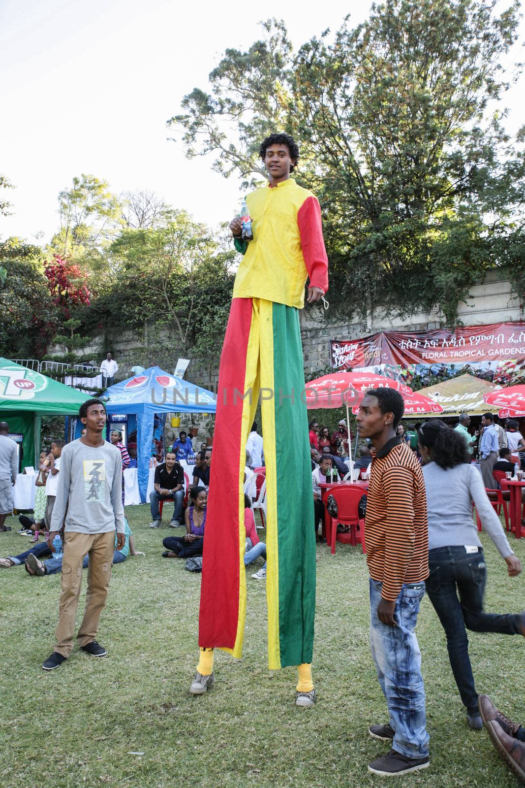 Addis Ababa â  November 18: Restaurants and caterers prepare local and international cuisines for the palates of Addis Ababa residents attending the 2012 Taste of Addis food festival on November 18, 2012 in Addis Ababa, Ethiopia