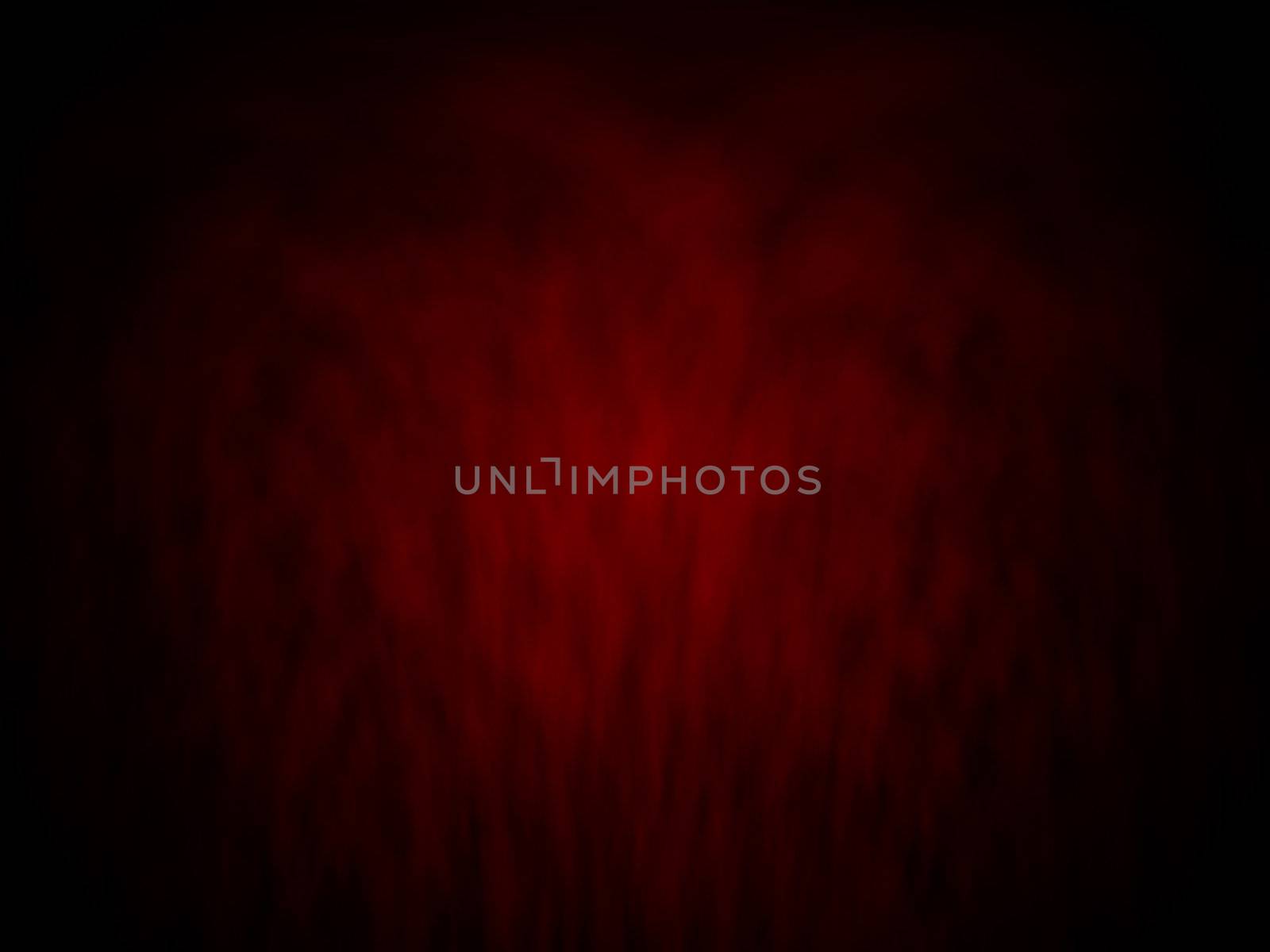 abstract red smoke background or Christmas paper with bright center spotlight and black vignette border frame