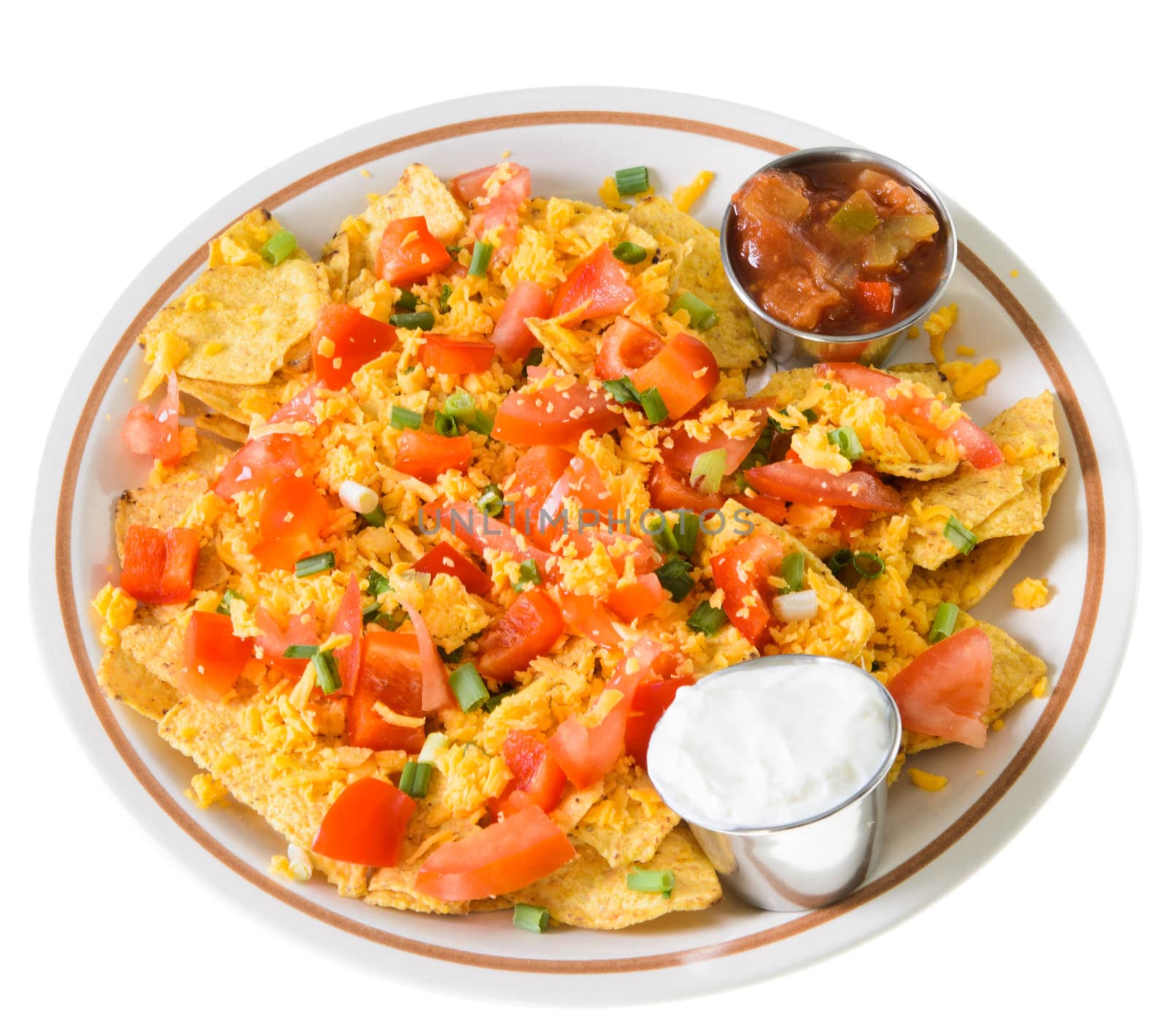 Plate of Nachos with Cheese by dragon_fang