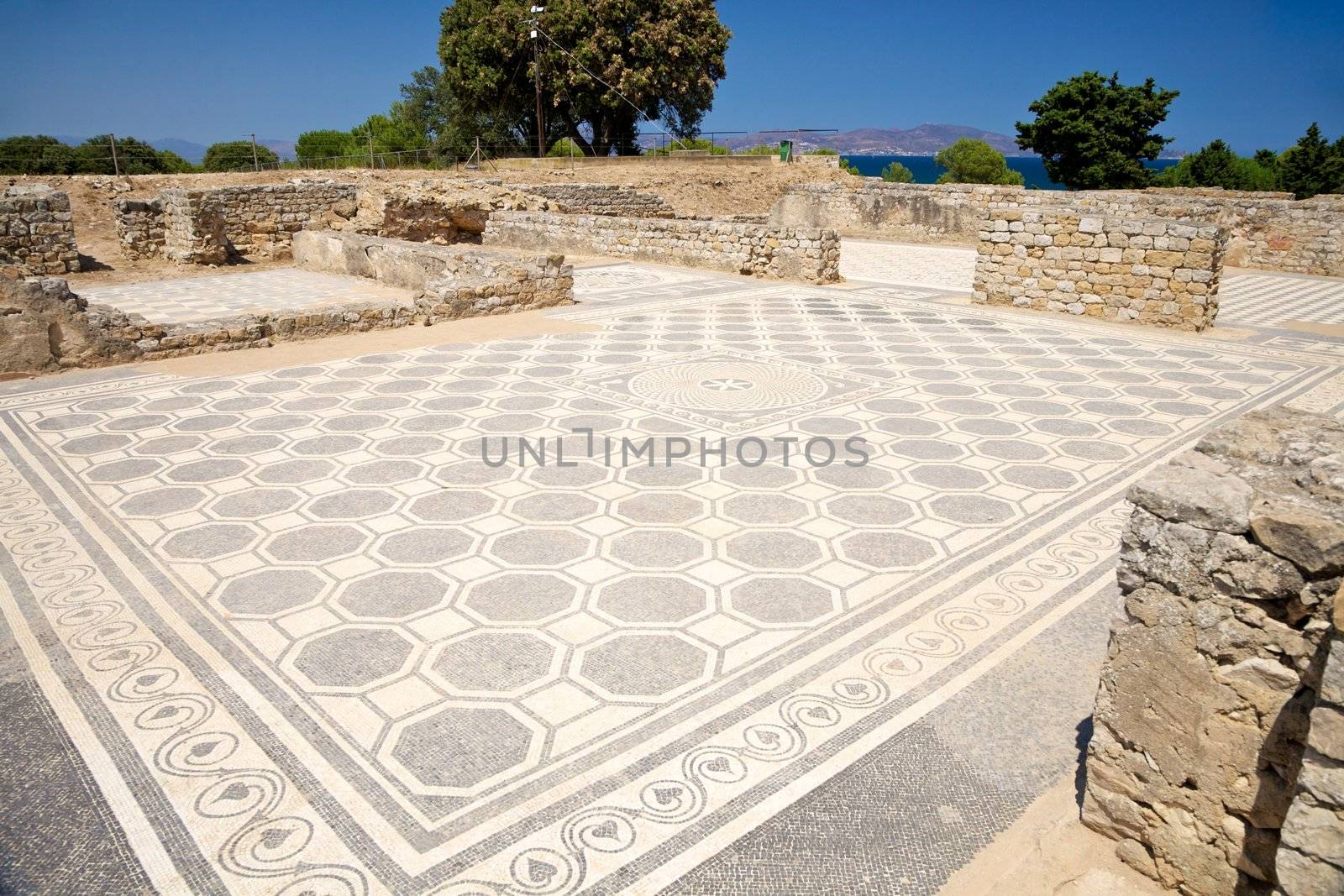 public ruins of Empuries ancient greek and roman city at Catalunya Spain