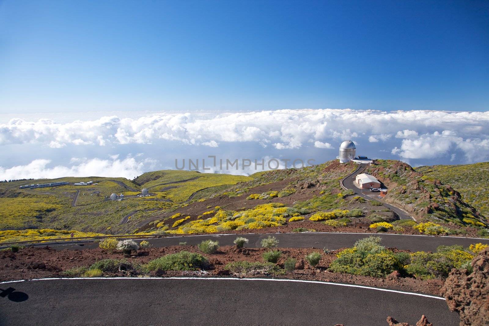 Roque de los Muchachos observatories at La Palma Canary Islands Spain