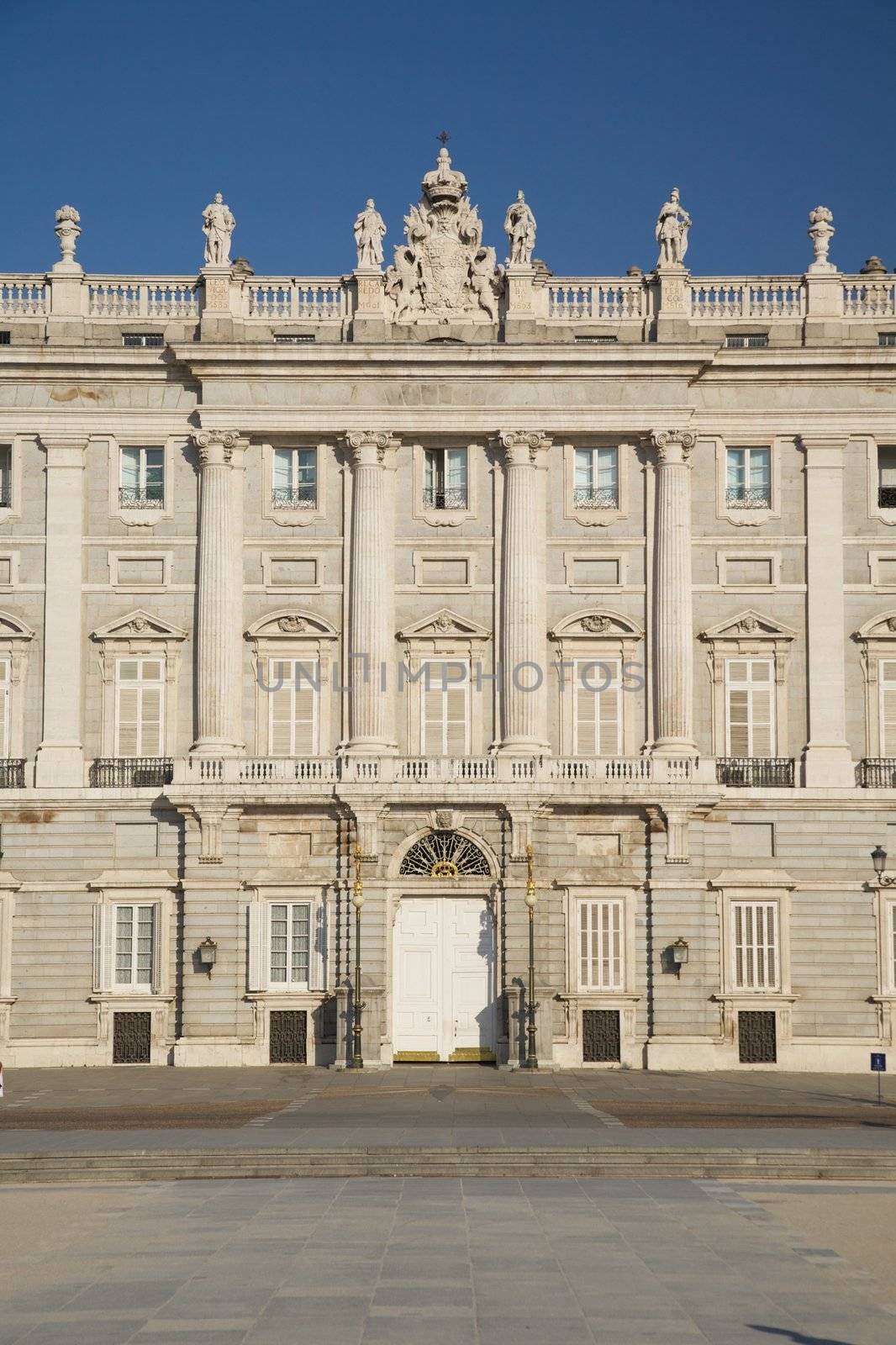 royal palace public monument in Madrid Spain