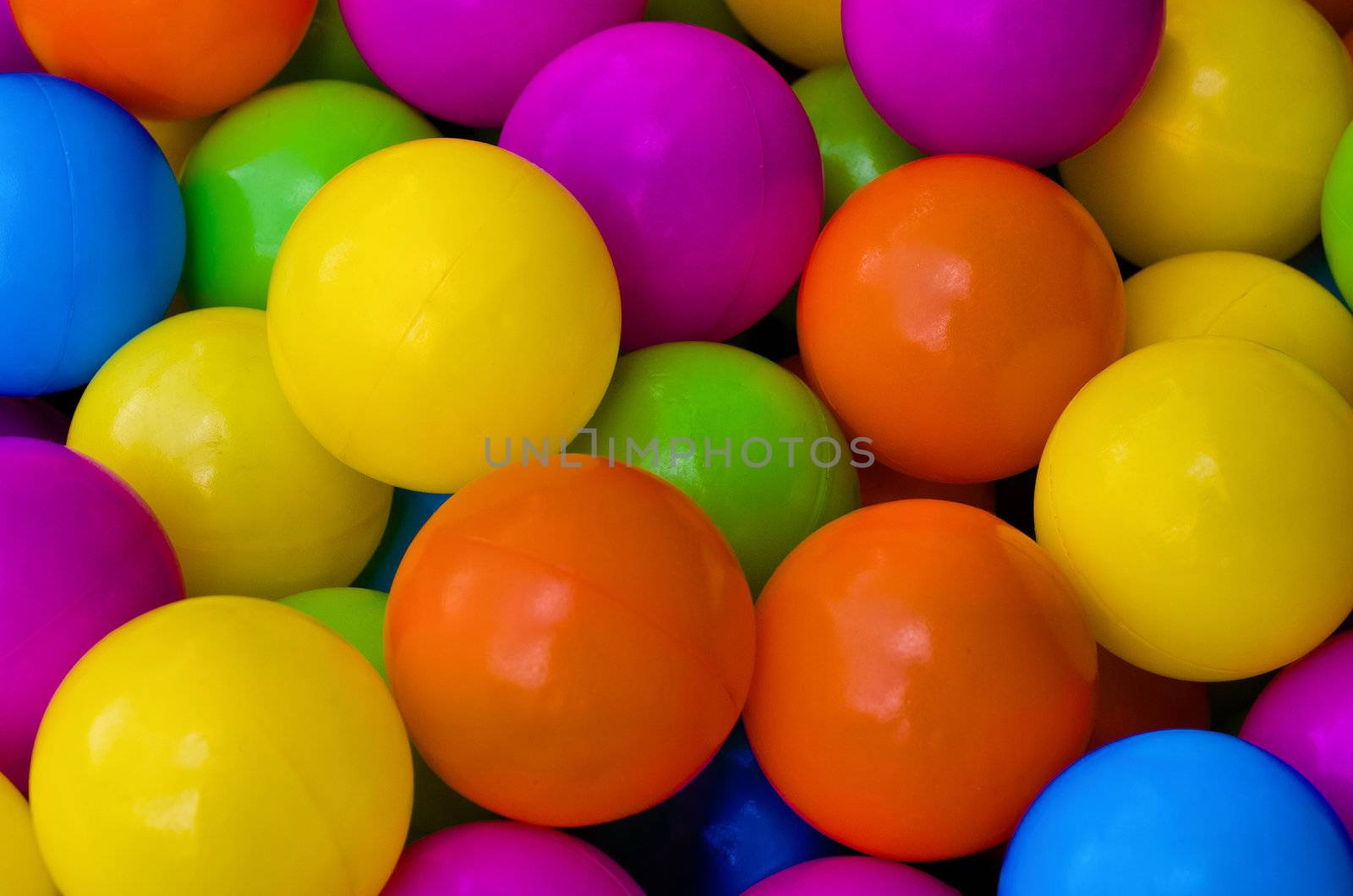 Plastic play or ballpit balls