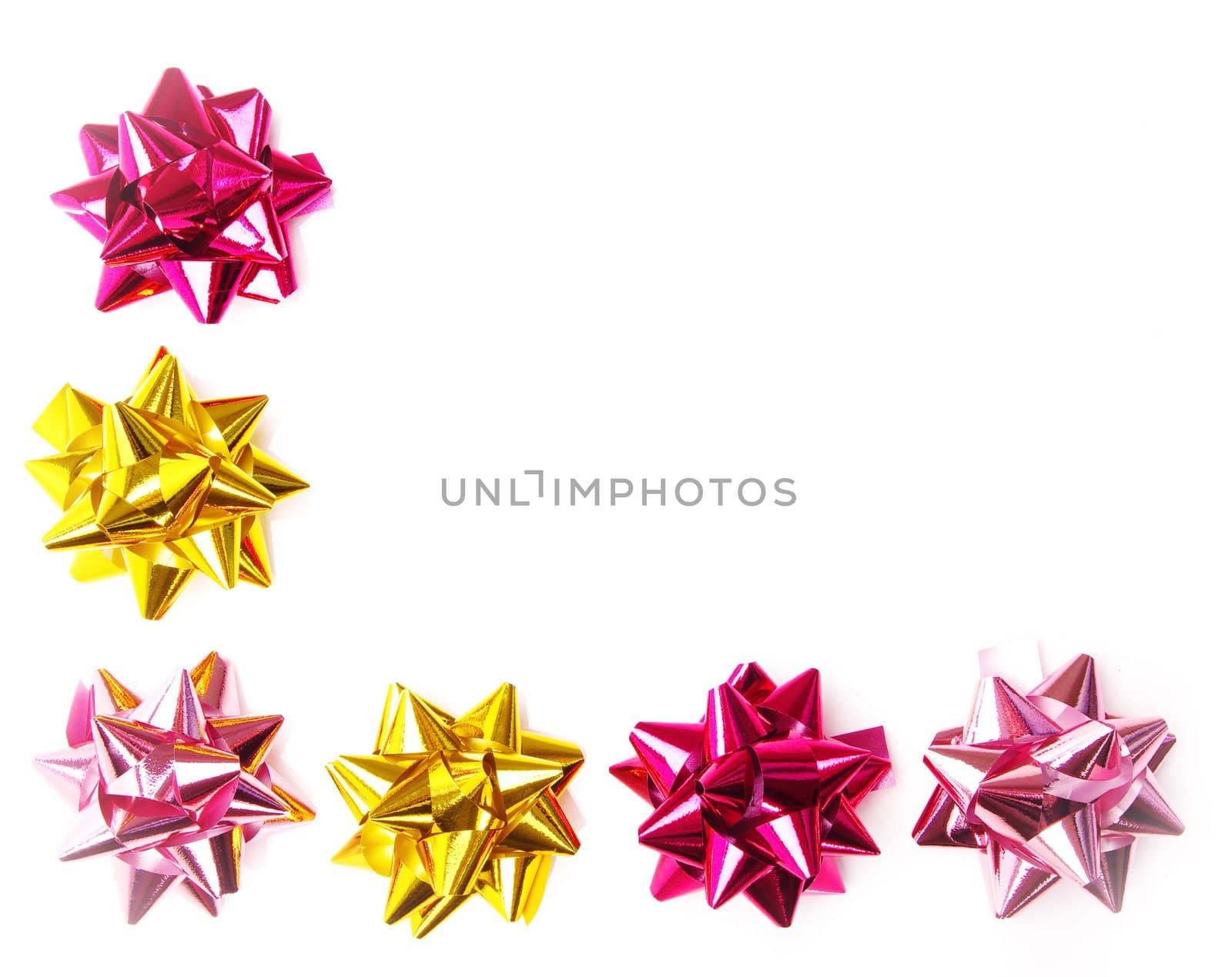 Christmas ribbons isolated by yucas