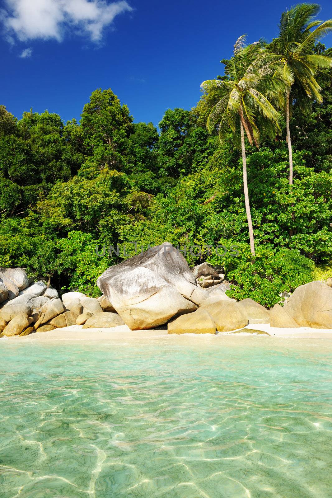 Beautiful beach at Perhentian islands, Malaysia