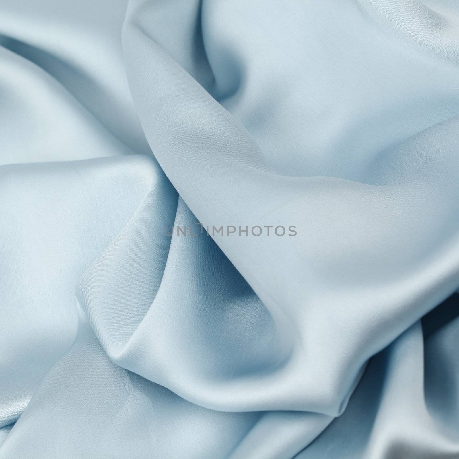 blue satin background closse up