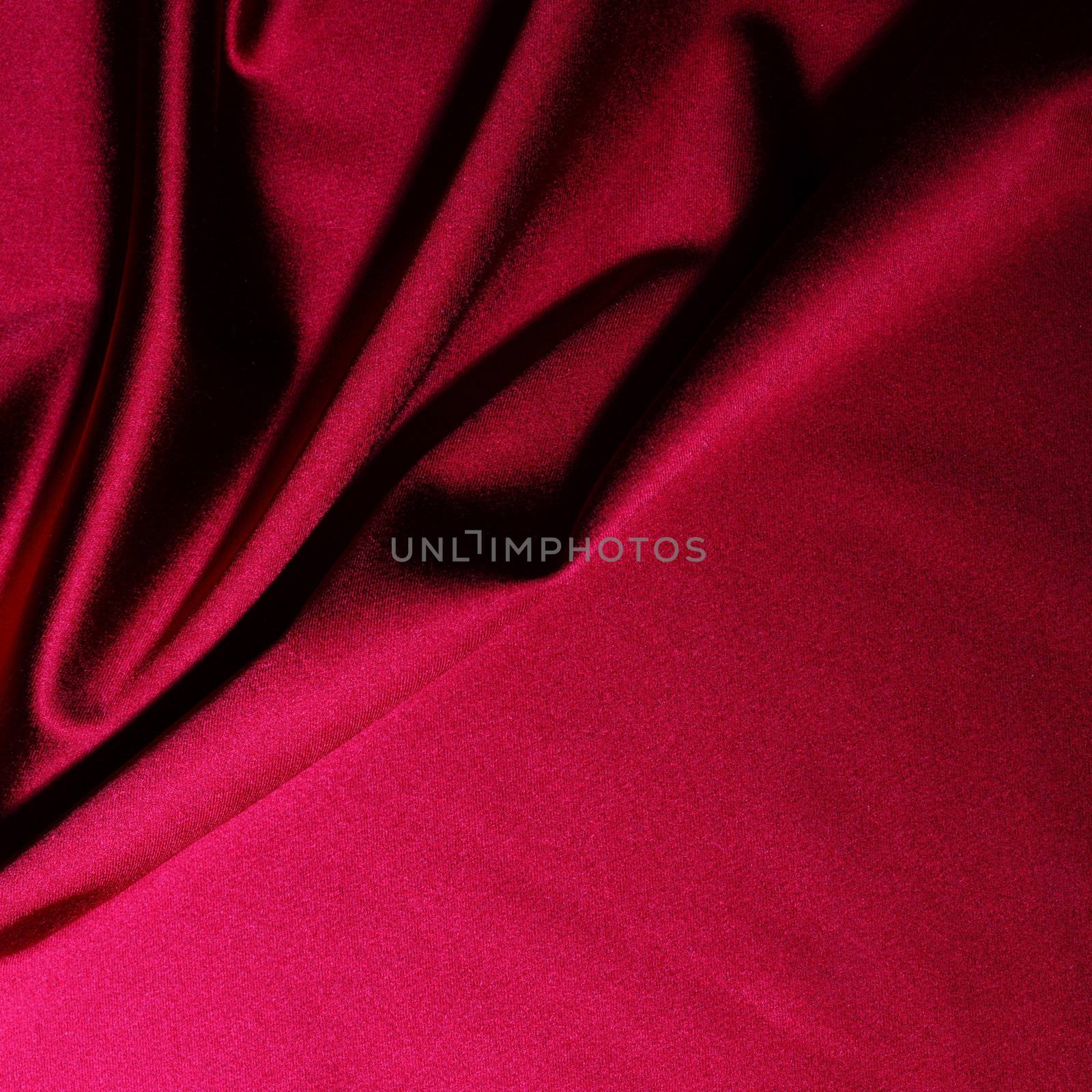 red satin background close up