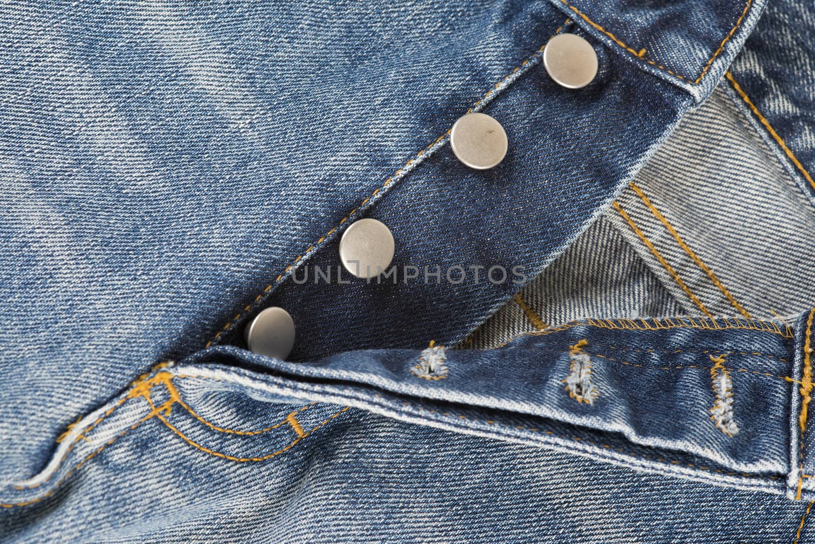 Fly of the jeans with button closure by angelsimon