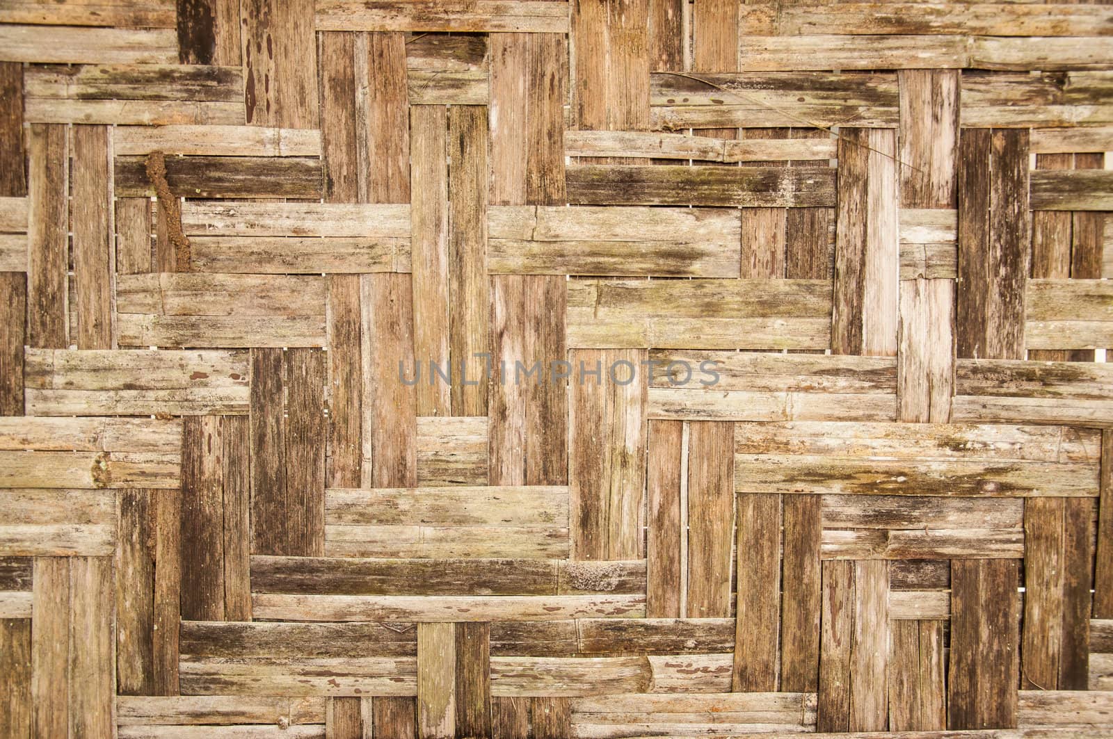 Wood weave for the background.