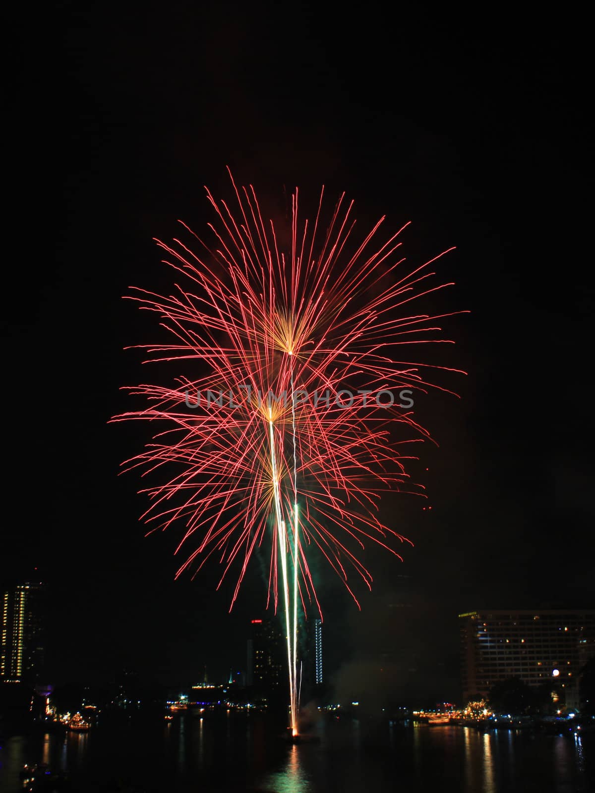 New year fireworks