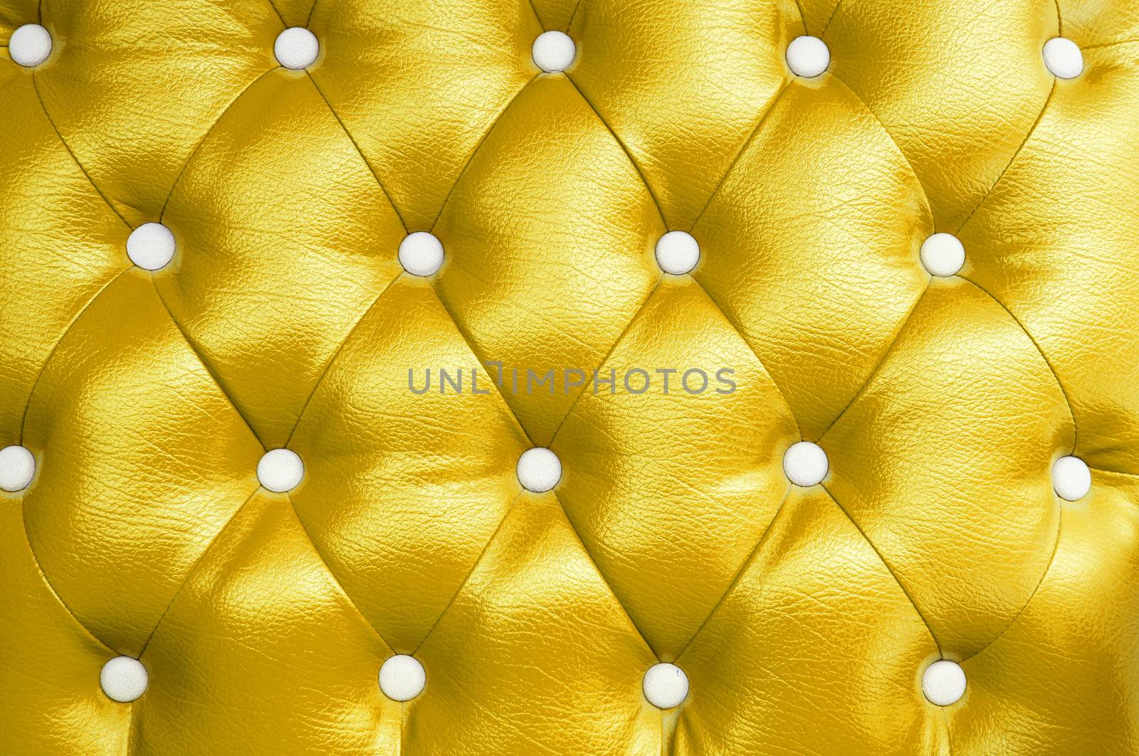 picture of gold genuine leather upholstery