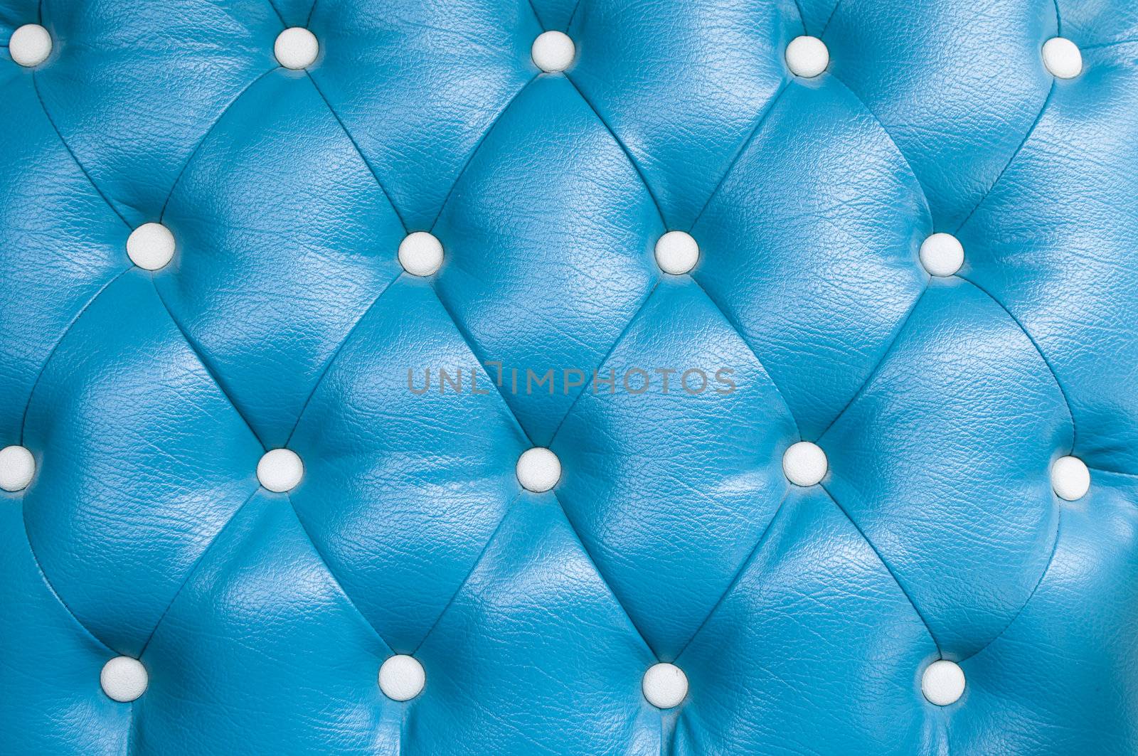 picture of blue genuine leather upholstery by TanawatPontchour