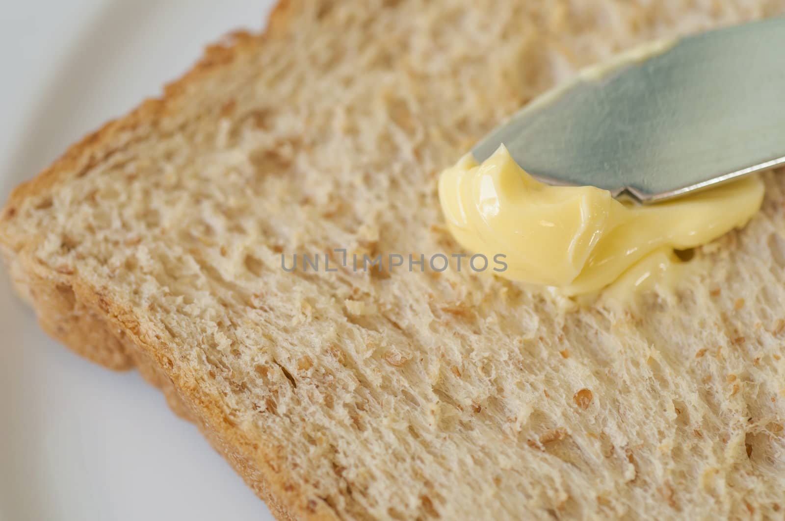 whole wheat bread and butter