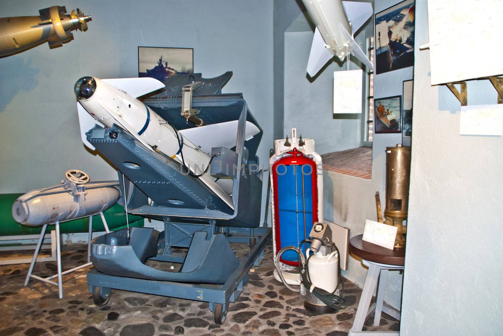 in museum, penguin (missile) by steirus