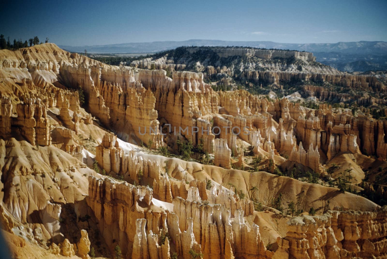 Sedimentary rock formations at Bryce Canyon National Park