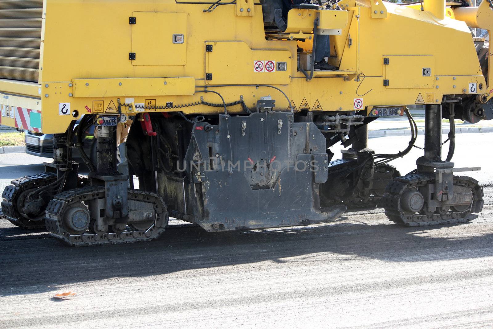 heavy machine detail road construction