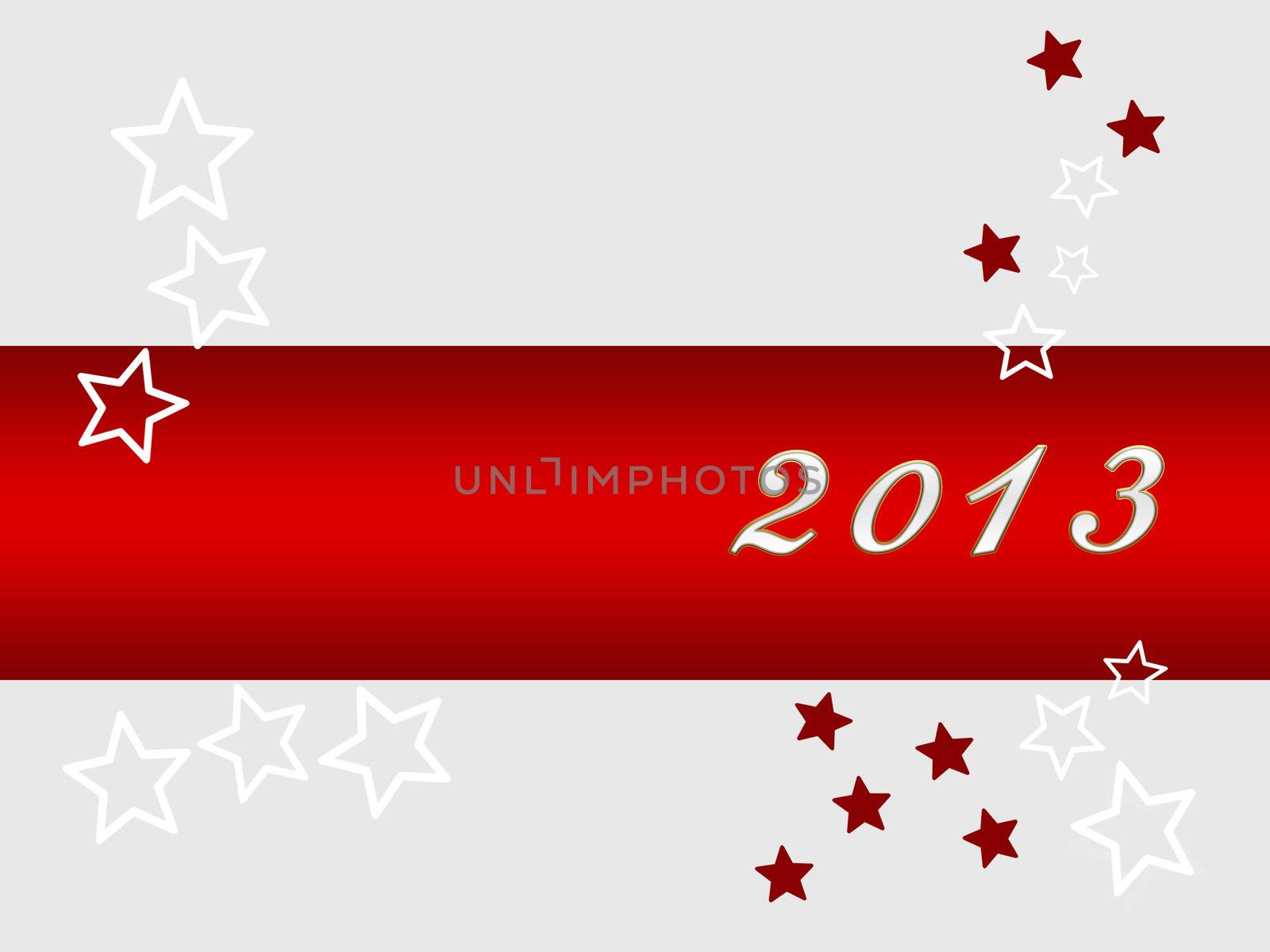 Silvester background for your designs in red with stars