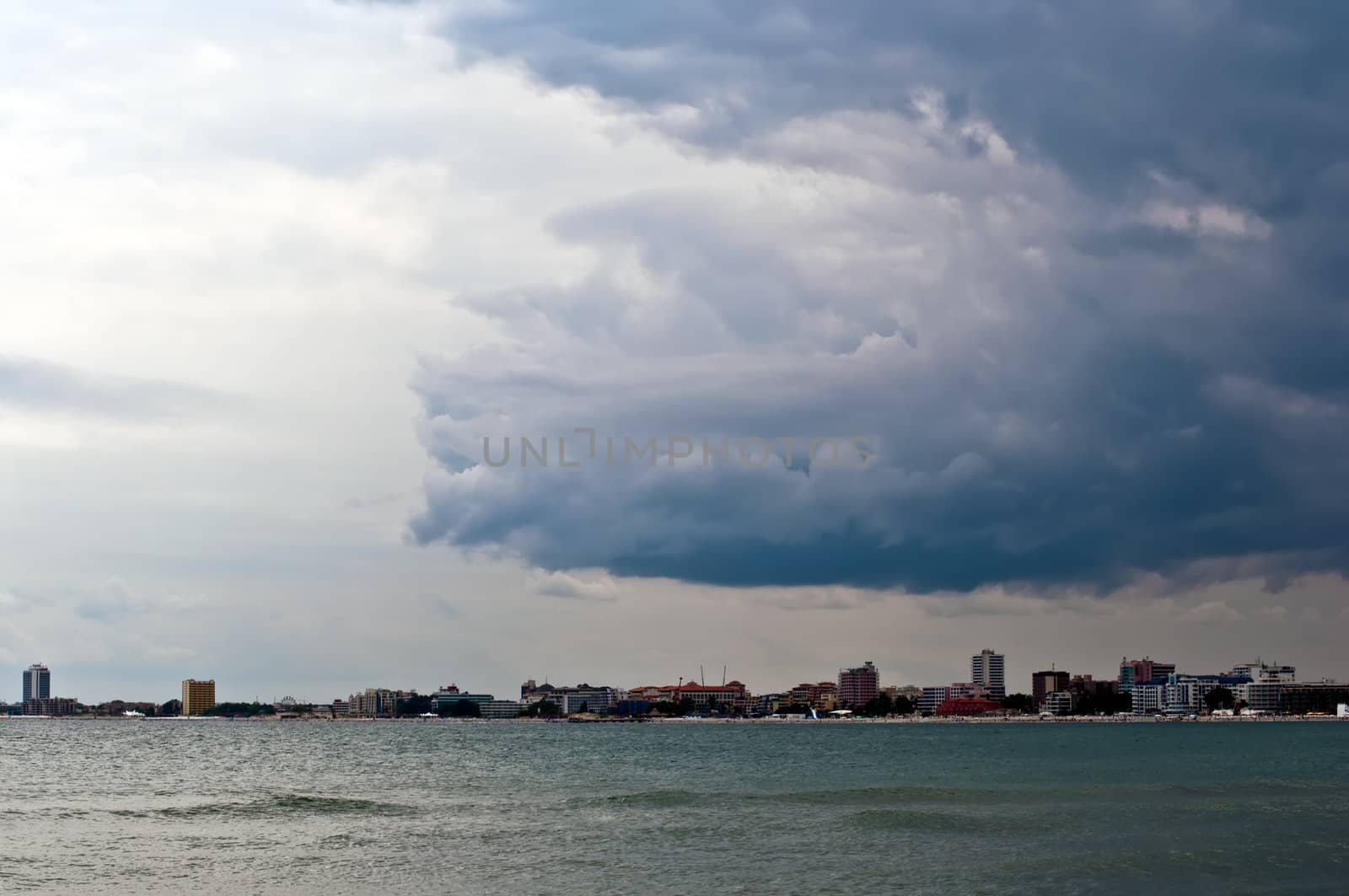 Beach on the Black Sea . by LarisaP